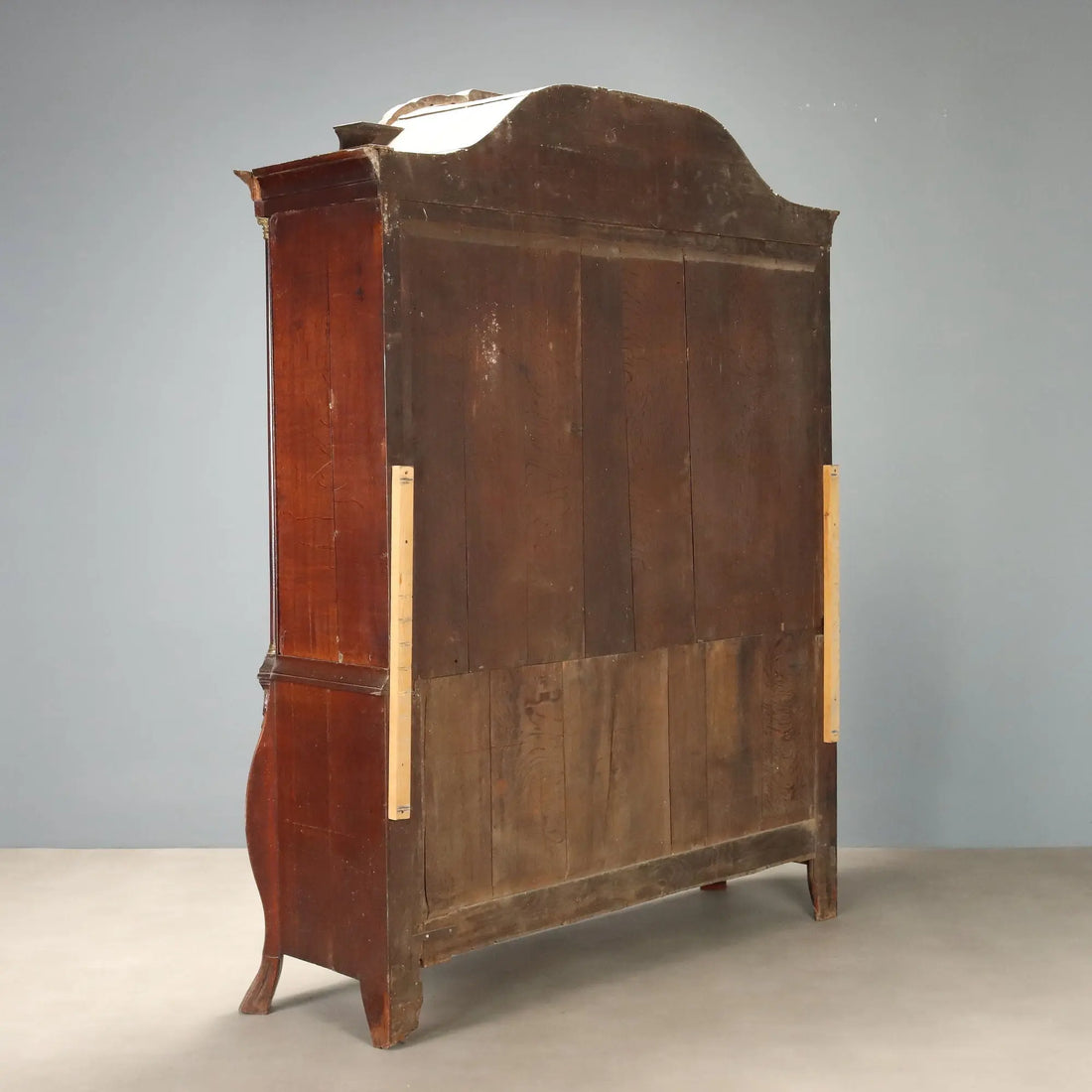 Antique Wardrobe Oak Gilded Bronze Netherlands XIX Century