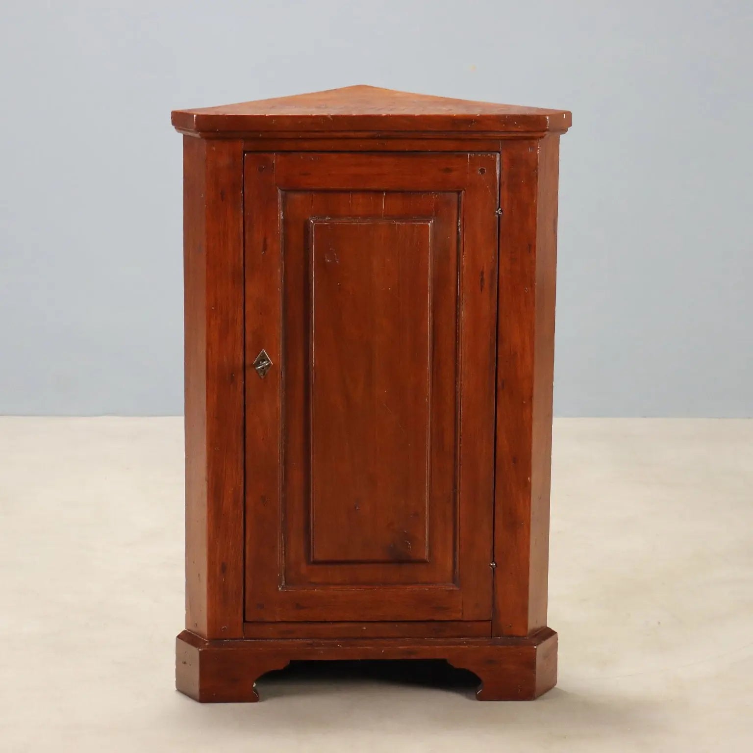 19th Century Walnut and Chestnut Corner Cabinet