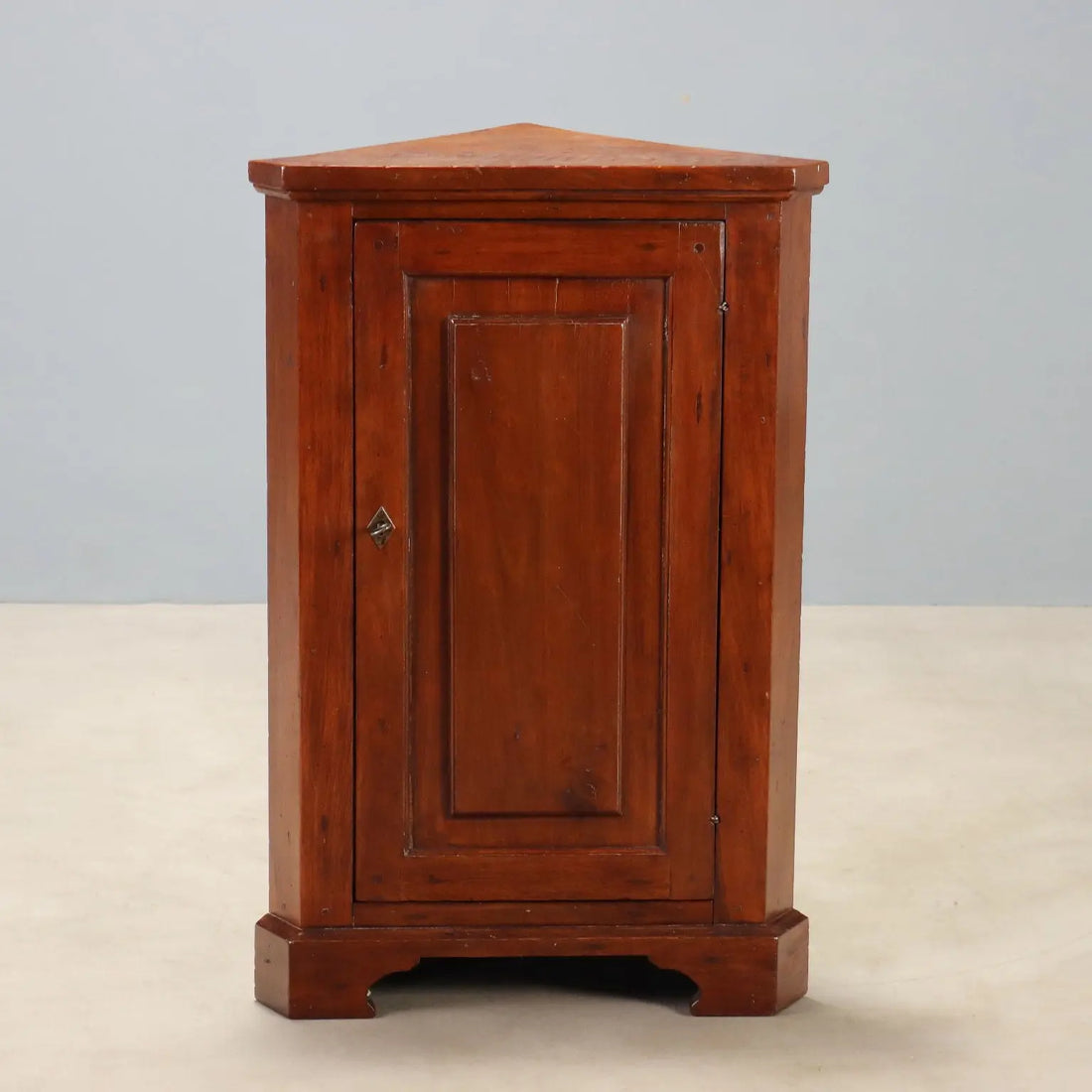 19th Century Walnut and Chestnut Corner Cabinet