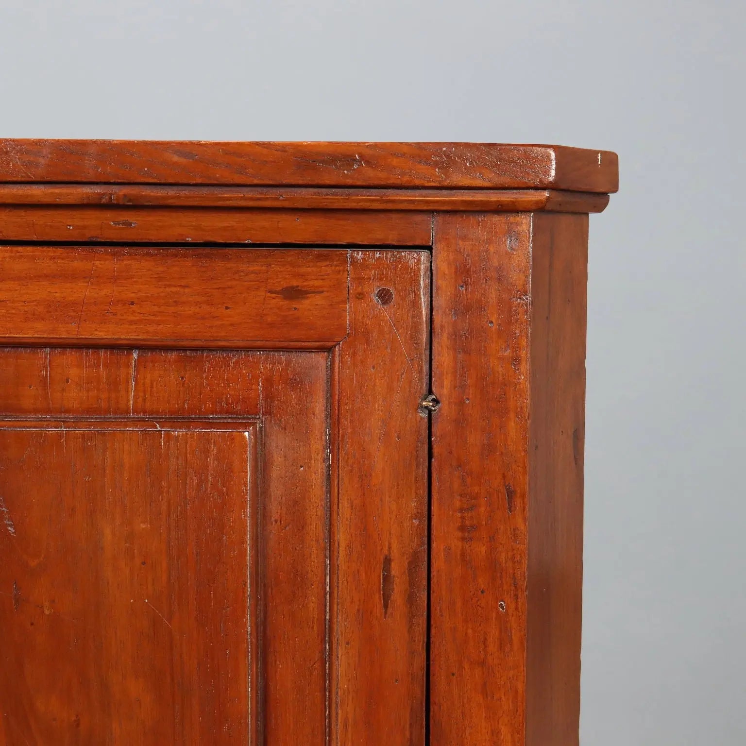 19th Century Walnut and Chestnut Corner Cabinet