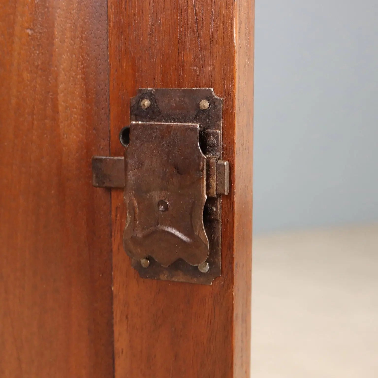 19th Century Walnut and Chestnut Corner Cabinet
