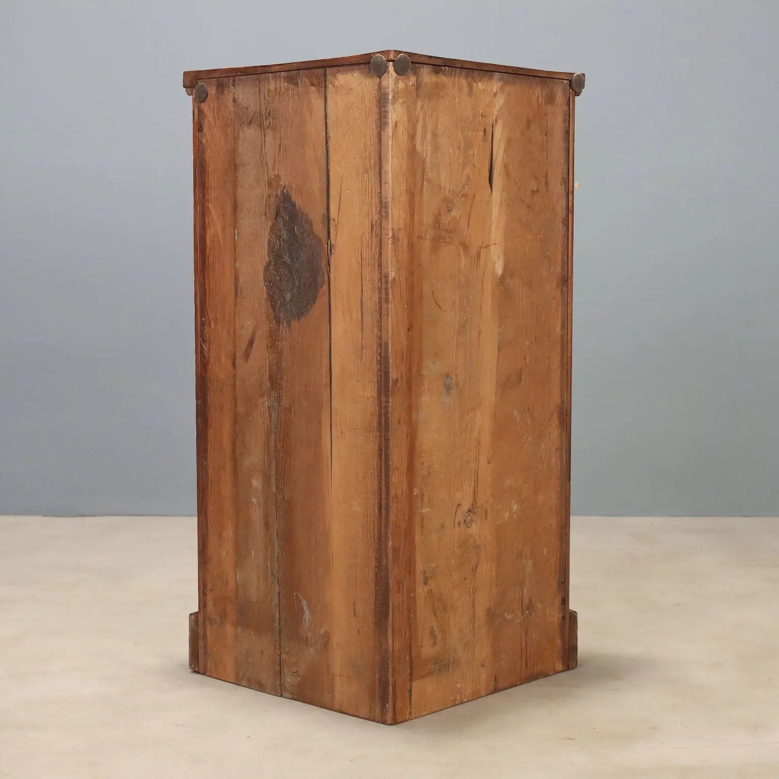 19th Century Walnut and Chestnut Corner Cabinet