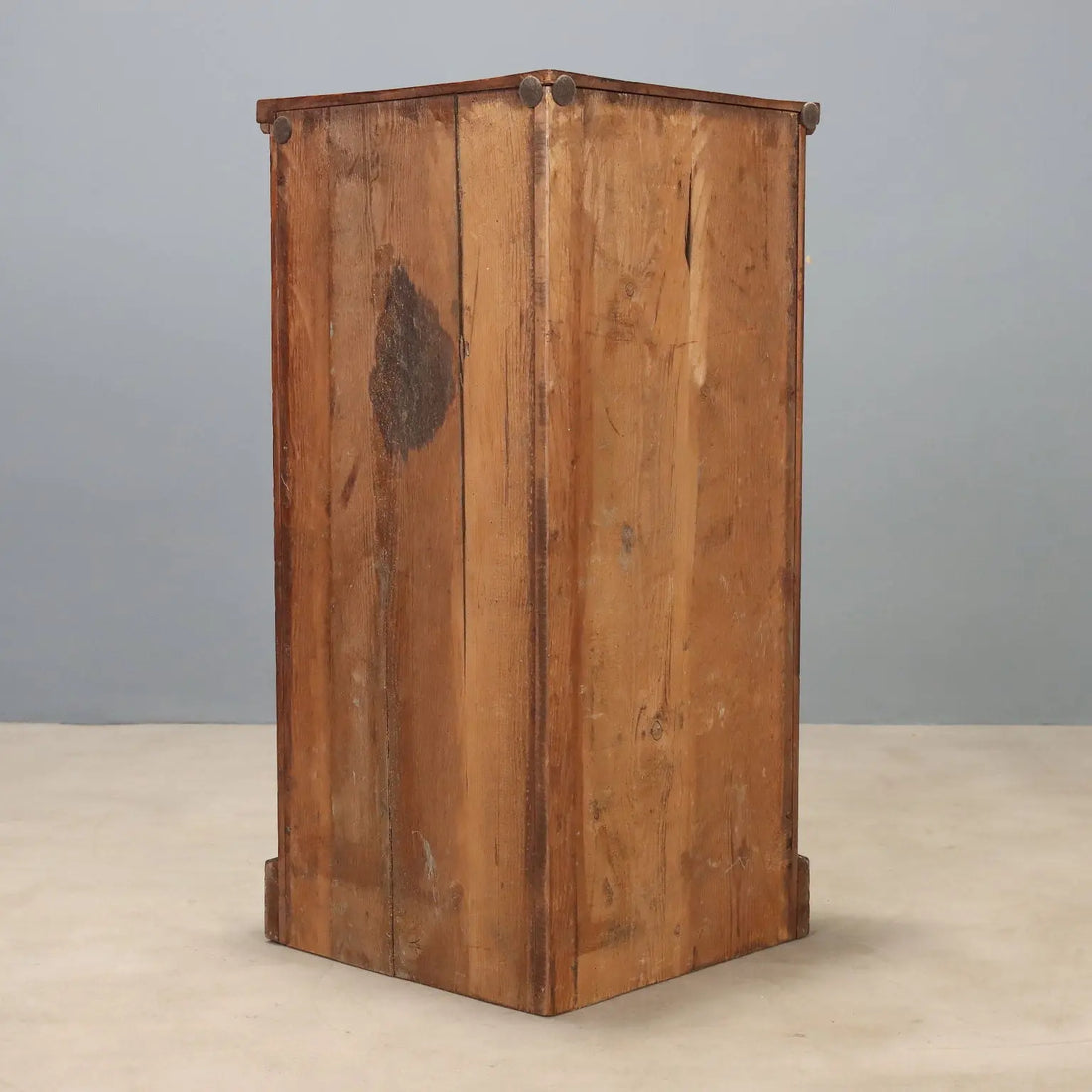 19th Century Walnut and Chestnut Corner Cabinet