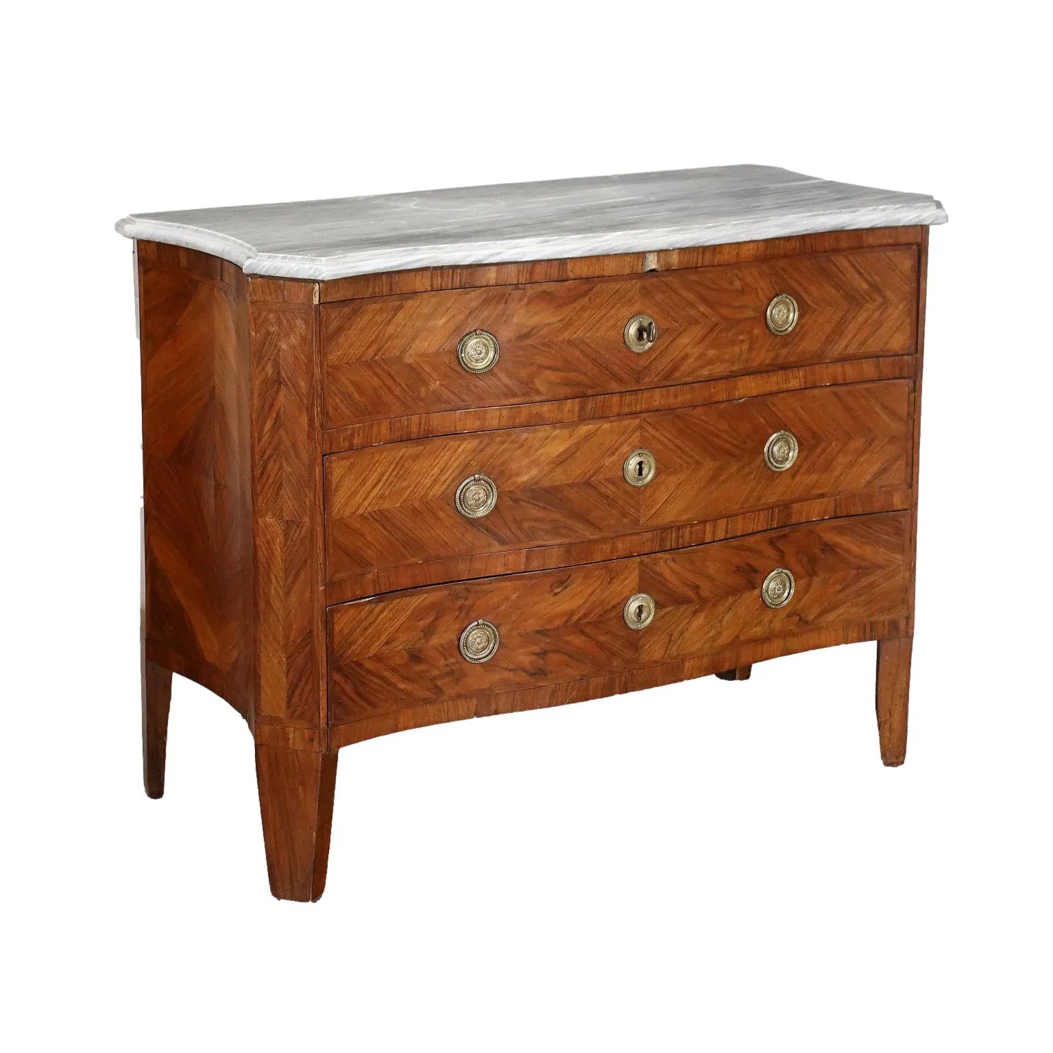Neoclassical Chest of Drawers Walnut Italy XVIII Century - Last quarter of the 18th century | Antiques | Chest of Drawers & Commodes