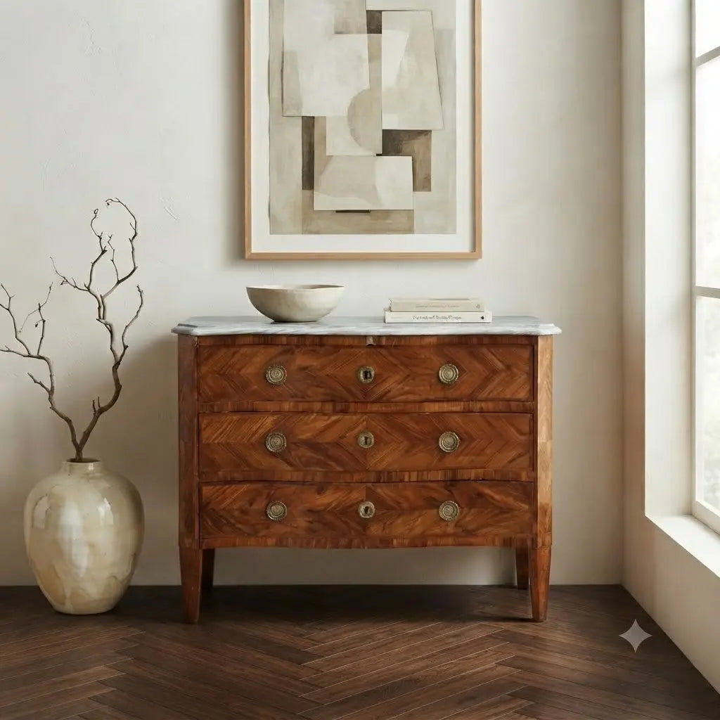 Neoclassical Chest of Drawers Walnut Italy XVIII Century - Last quarter of the 18th century | Antiques | Chest of Drawers & Commodes
