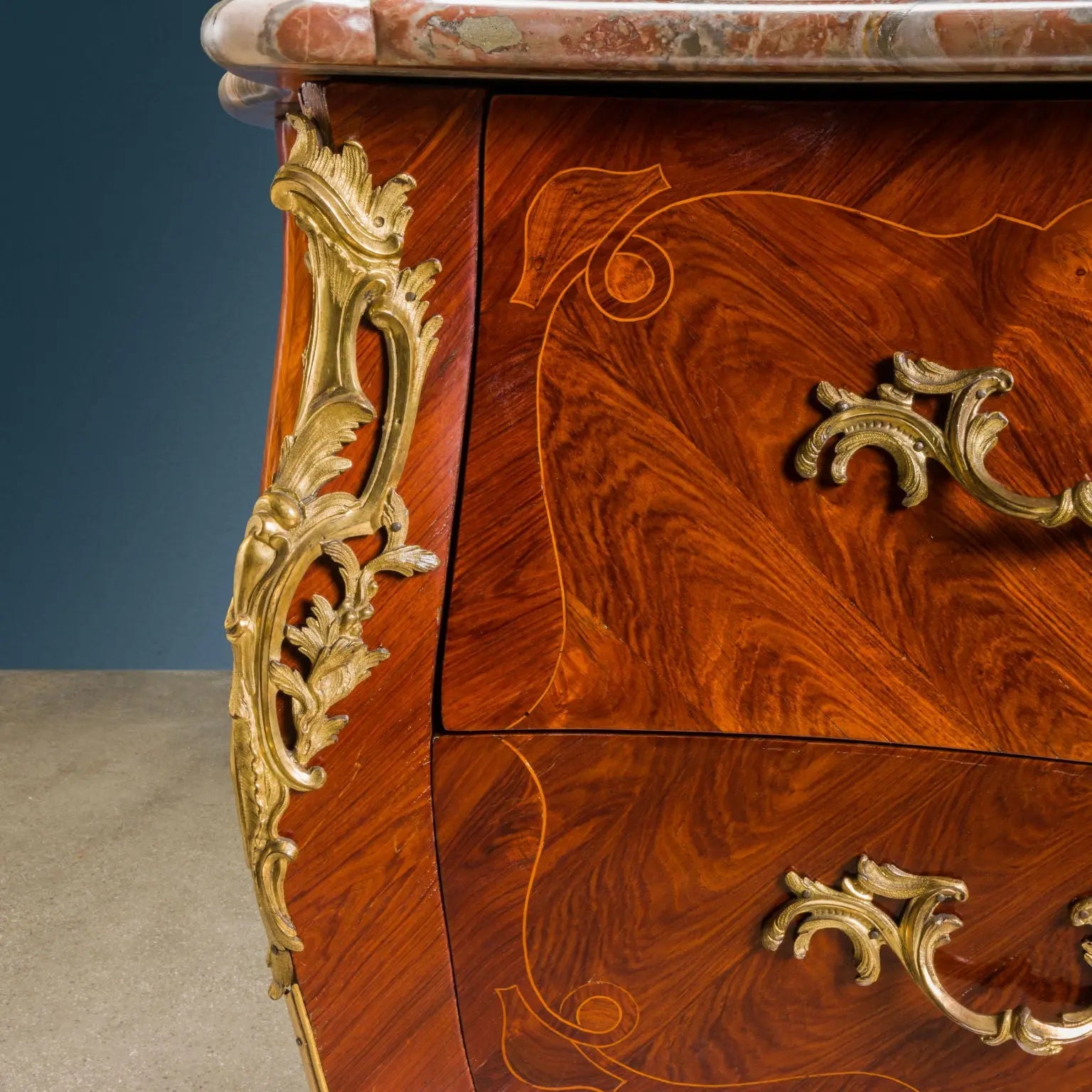 Antique Chest of Drawers Louis XV Bois de Rose Veneer XVIII Century - Paris, Mid XVIII Century | Antiques  Chest of Drawers & Commodes