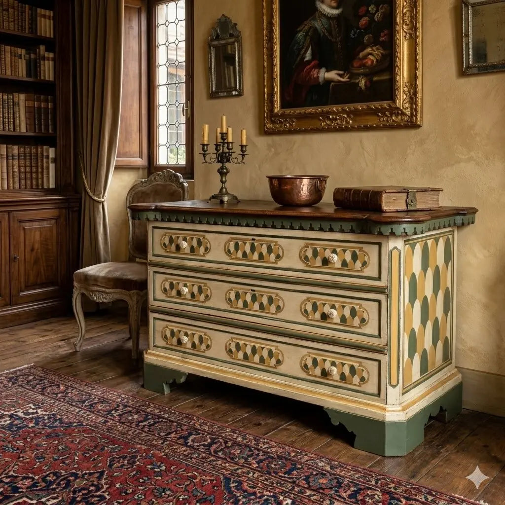 Baroque Walnut Canterano - 18th Century