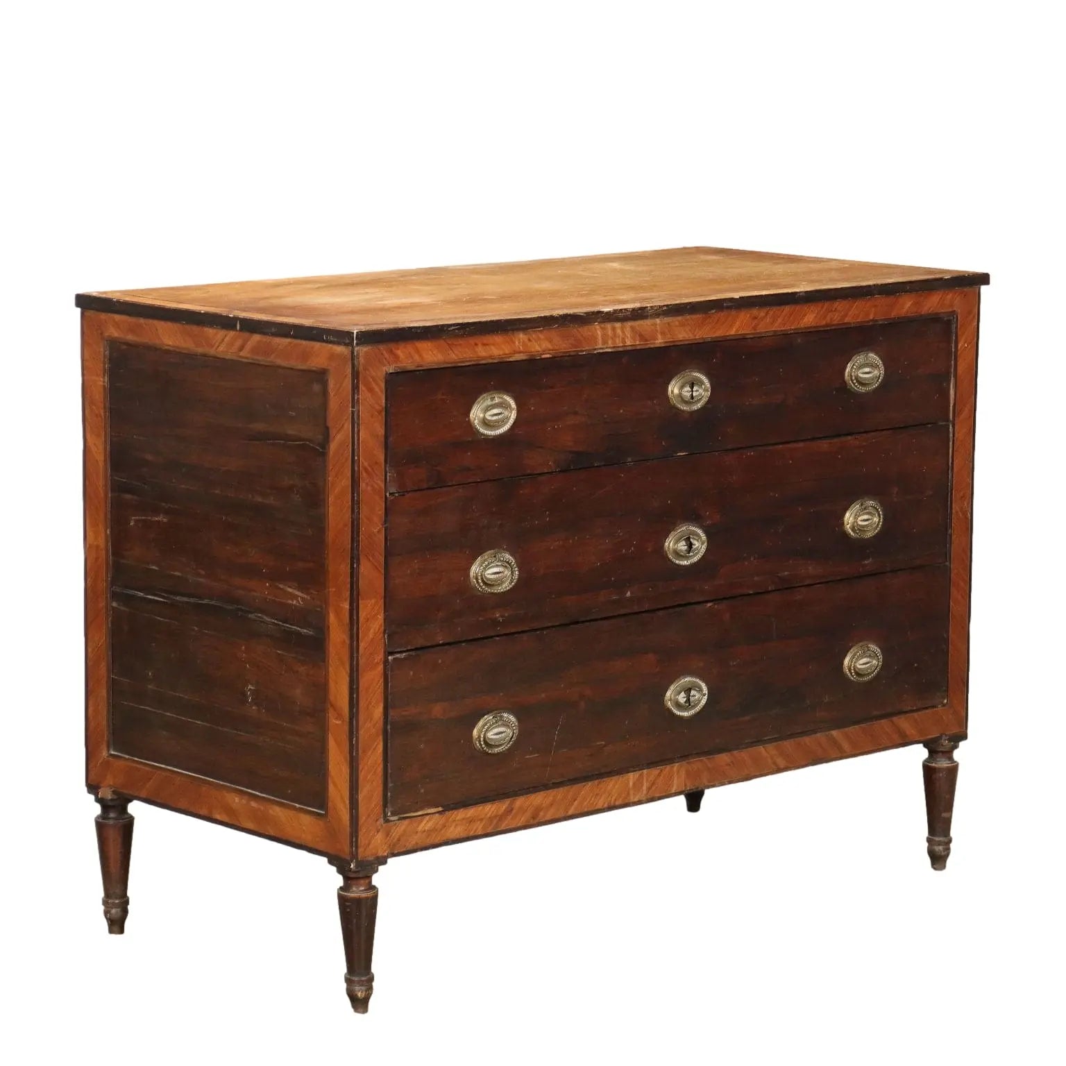 Antique Chest of Drawers Louis XVI Fir Walnut Italy XVIII Century - Italy, Late XVIII Century | Antiques  Chest of Drawers & Commodes