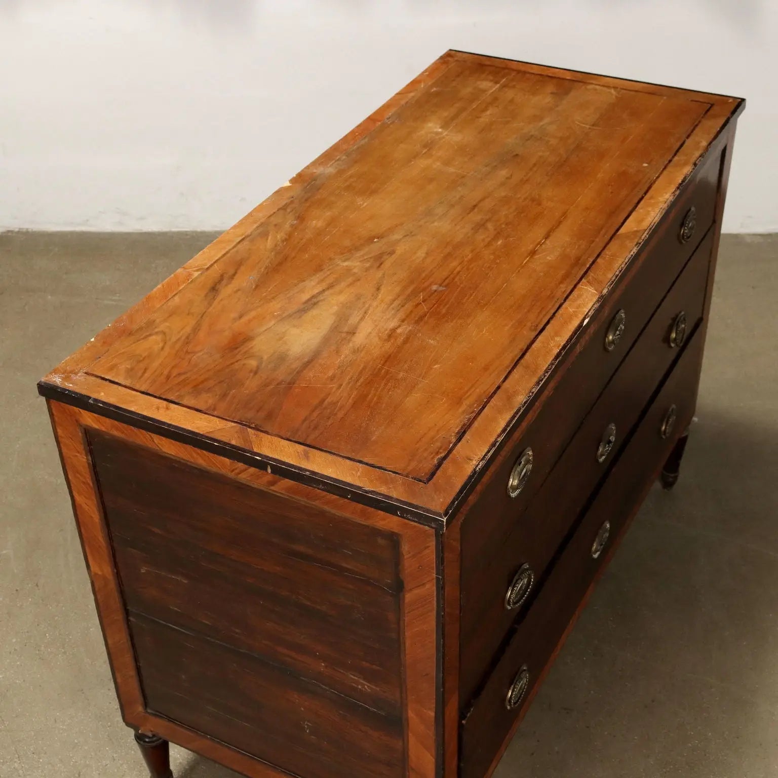Antique Chest of Drawers Louis XVI Fir Walnut Italy XVIII Century - Italy, Late XVIII Century | Antiques  Chest of Drawers & Commodes