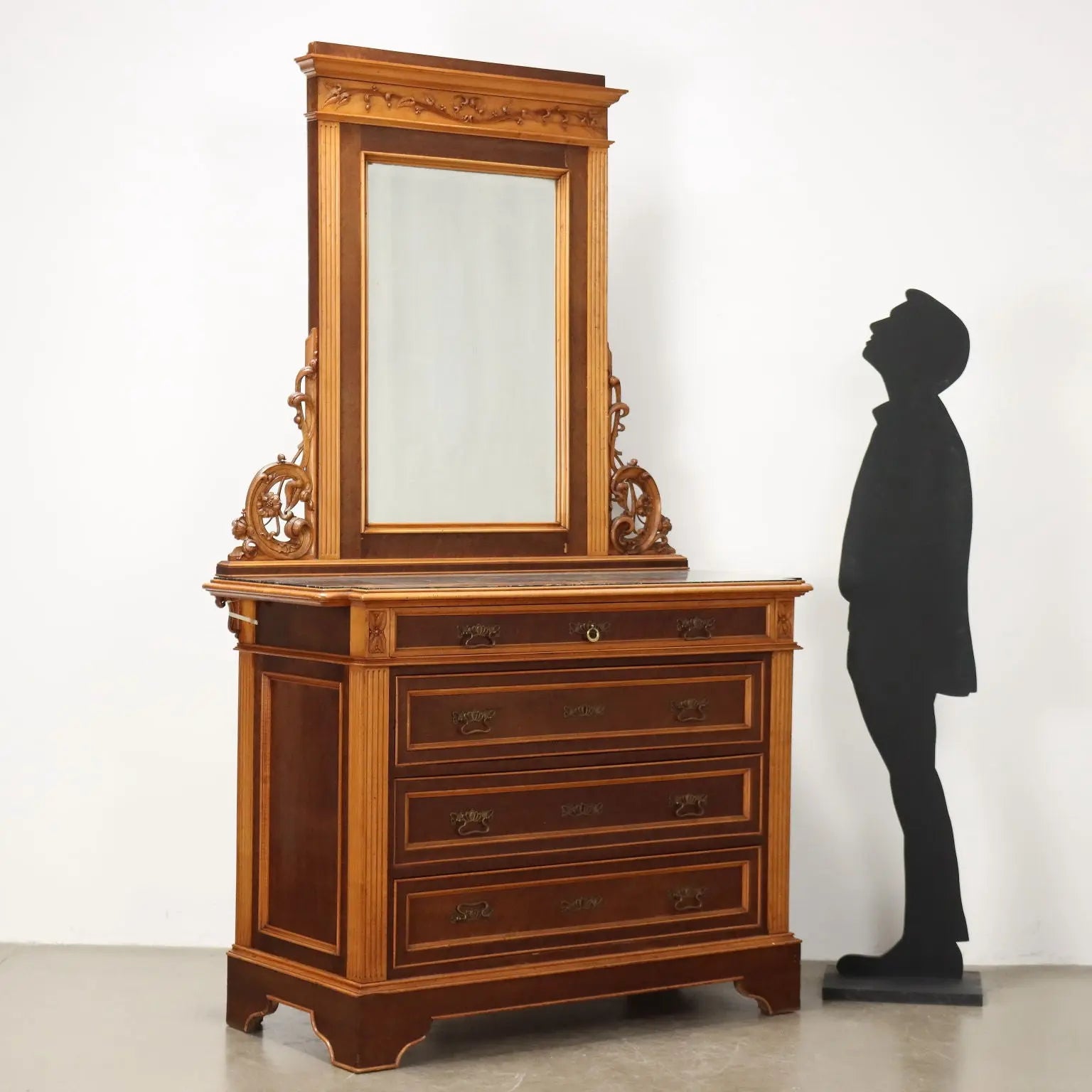 Antique Art Nouveau Chest of Drawers Cherry Italy XIX Century - Italy, Mid XIX Century | Antiques | Chest of Drawers & Commodes