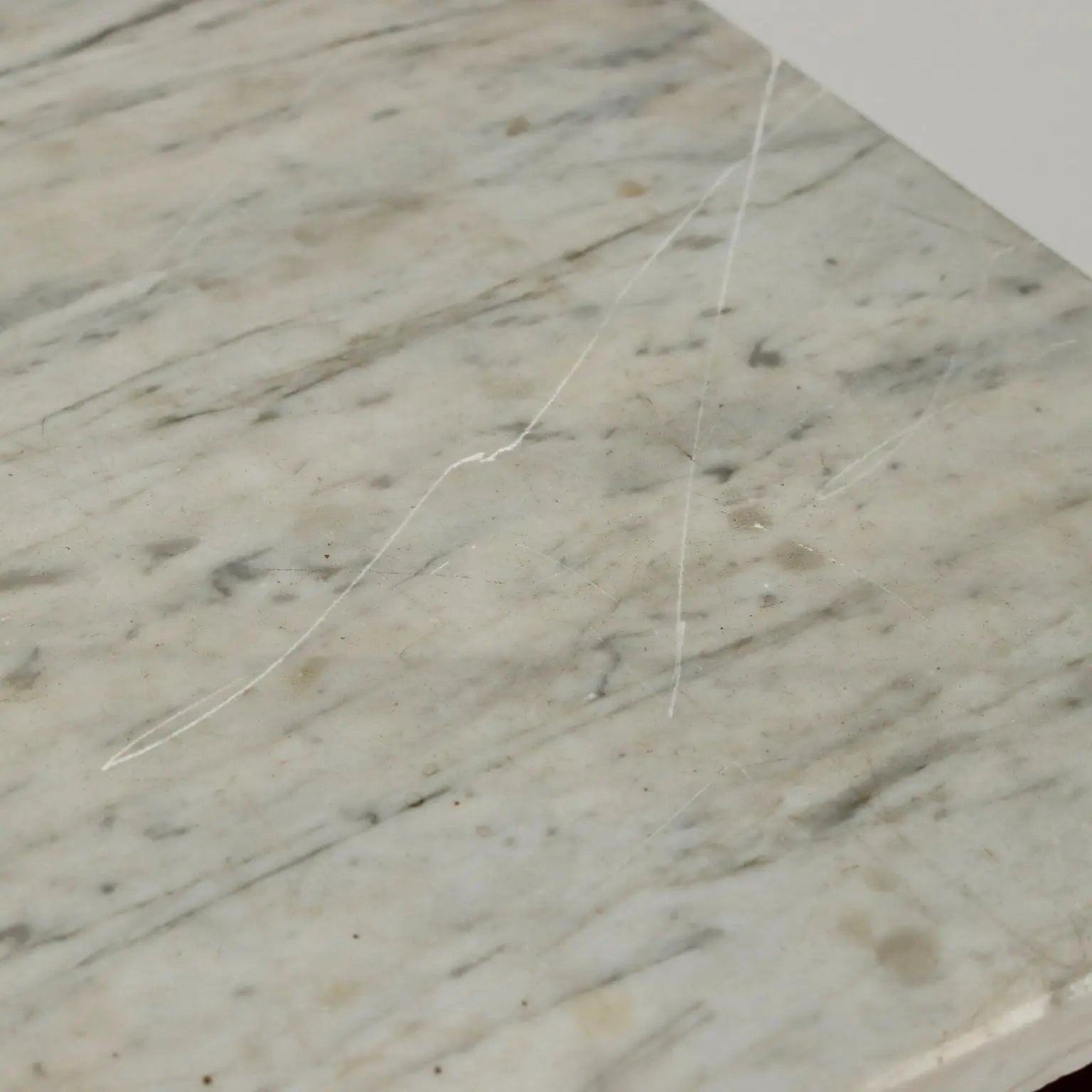 Tuscan Neoclassical Suite in Walnut and White Marble