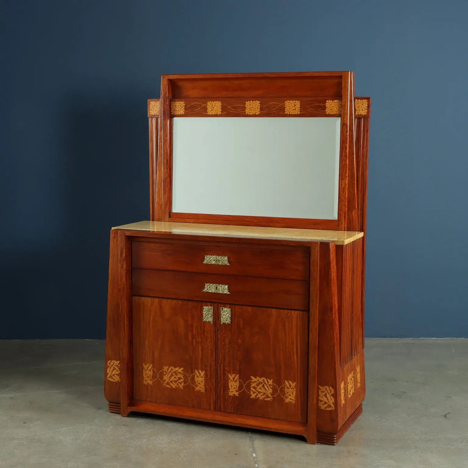 Antique Chest of Drawers Carlo Zen Art Nouveau 1902