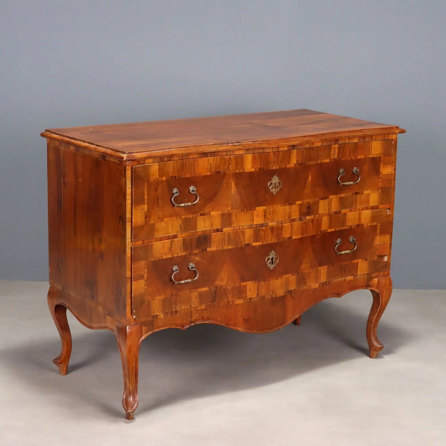 Antique Chest of Drawers Baroque Walnut 2 Drawers XX Century - Italy, Mid XX Century | Antiques | Chest of Drawers & Commodes