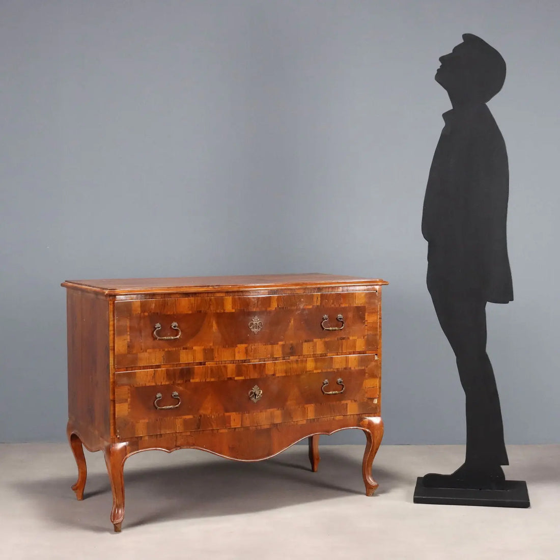 Antique Chest of Drawers Baroque Walnut 2 Drawers XX Century - Italy, Mid XX Century | Antiques | Chest of Drawers & Commodes