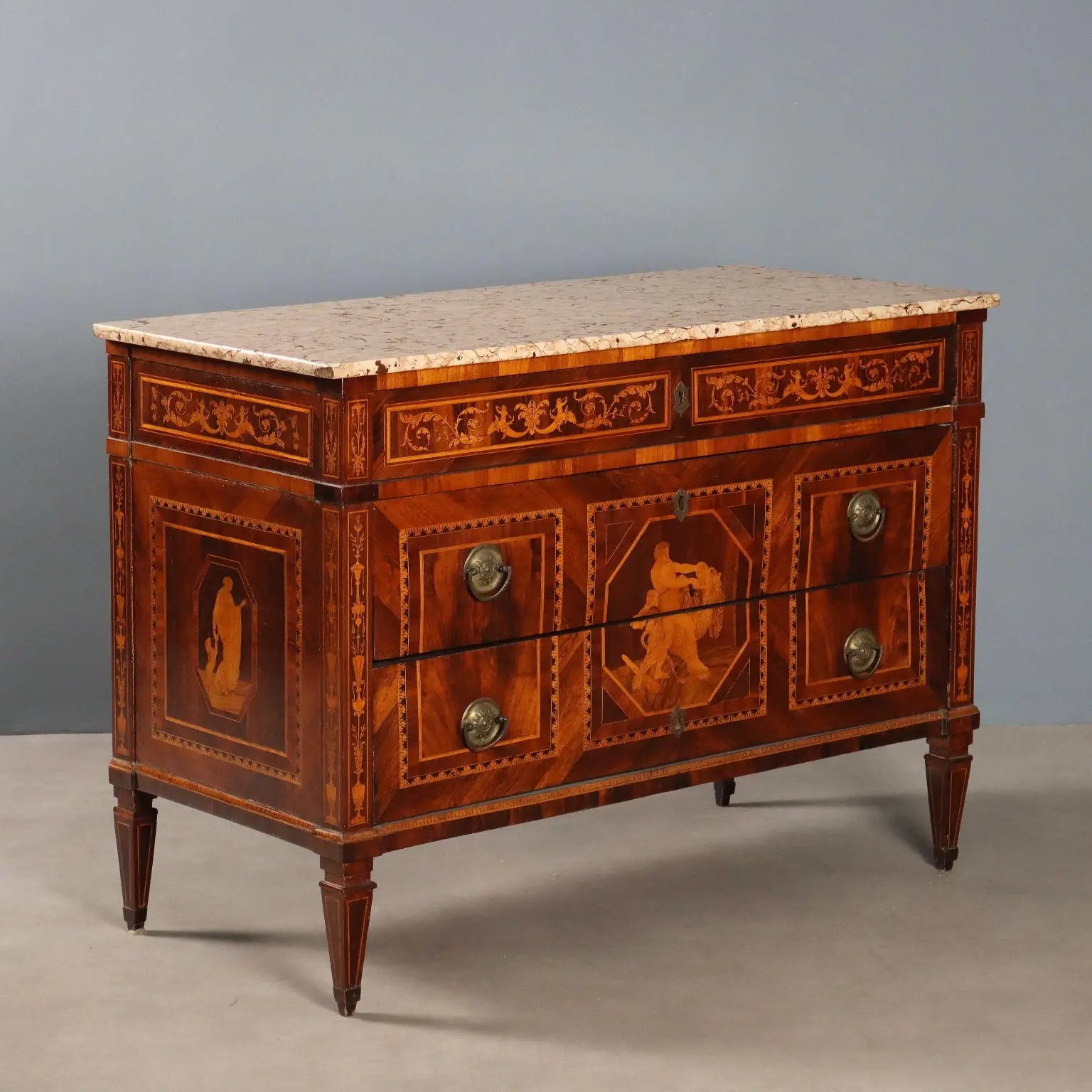 Antique Chest of Drawers Neoclassical 3 Drawers Italy XVIII Century - Italy, Late XVIII Century | Antiques | Chest of Drawers & Commodes