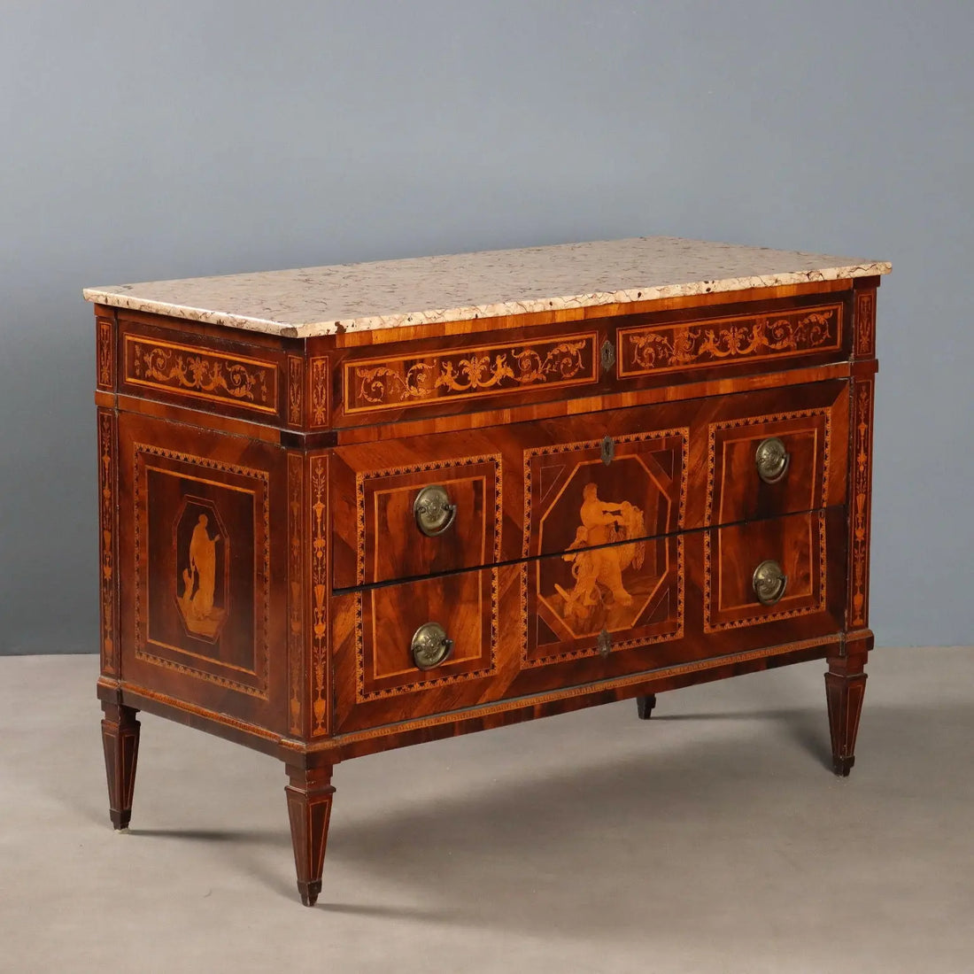 Antique Chest of Drawers Neoclassical 3 Drawers Italy XVIII Century - Italy, Late XVIII Century | Antiques | Chest of Drawers & Commodes