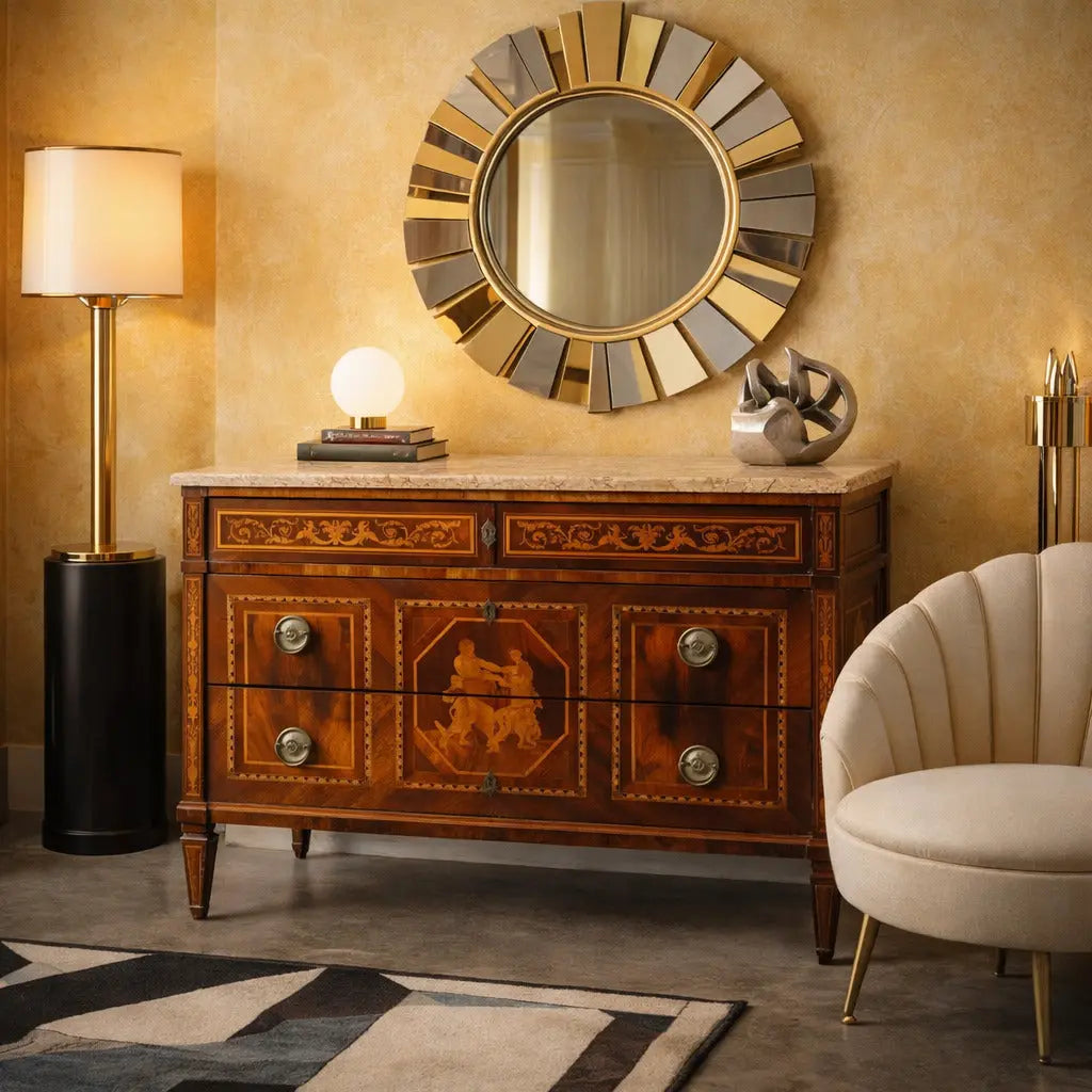Antique Chest of Drawers Neoclassical 3 Drawers Italy XVIII Century - Italy, Late XVIII Century | Antiques | Chest of Drawers & Commodes