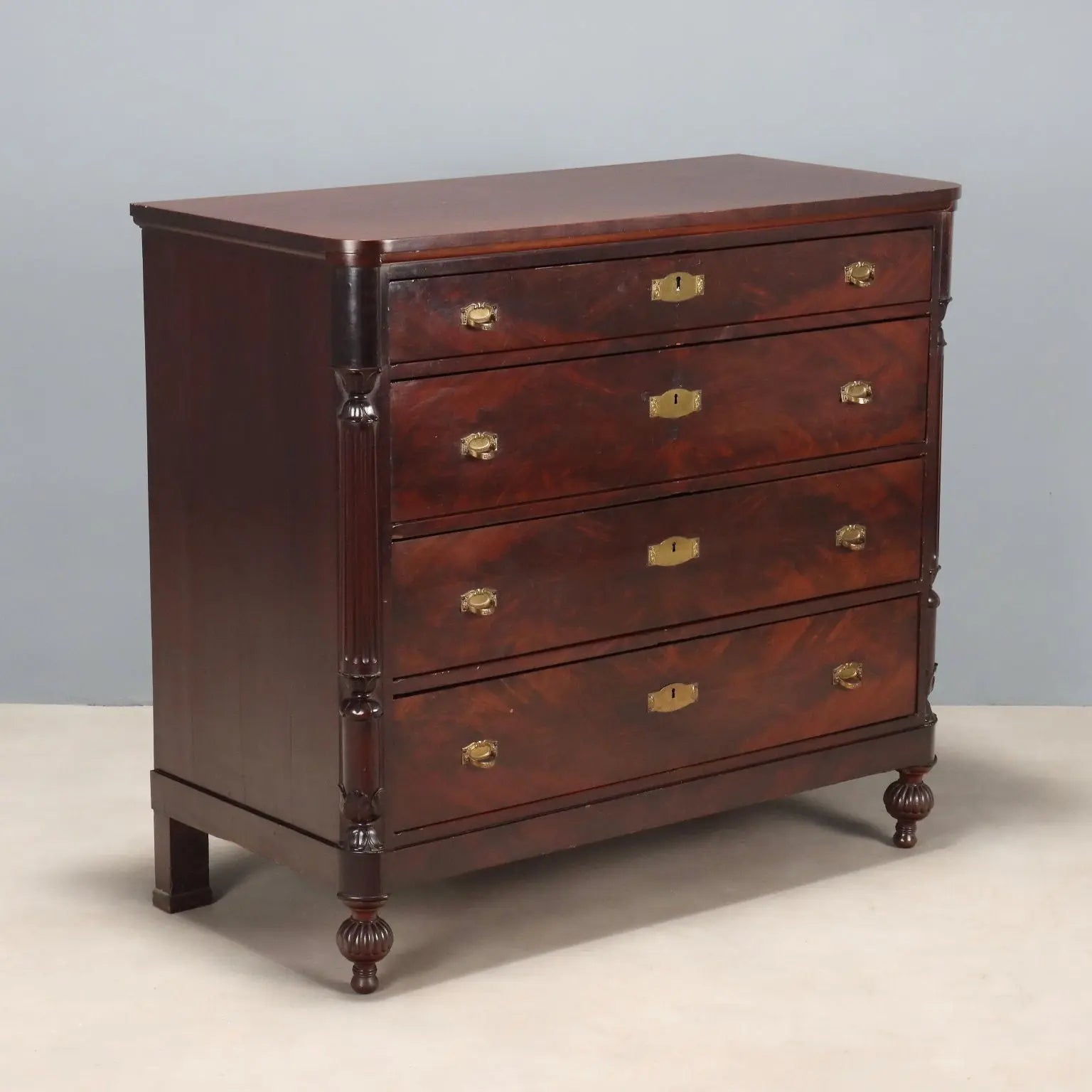 Louis Philippe Mahogany Dresser - 19th Century