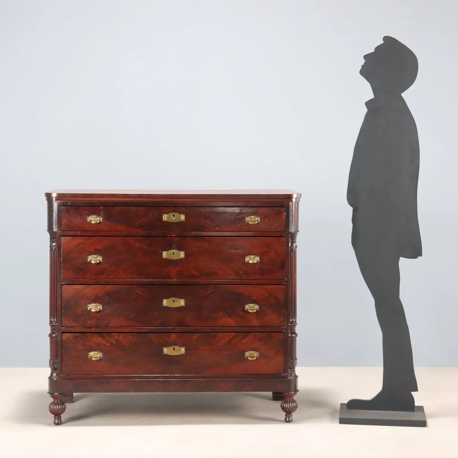 Louis Philippe Mahogany Dresser - 19th Century