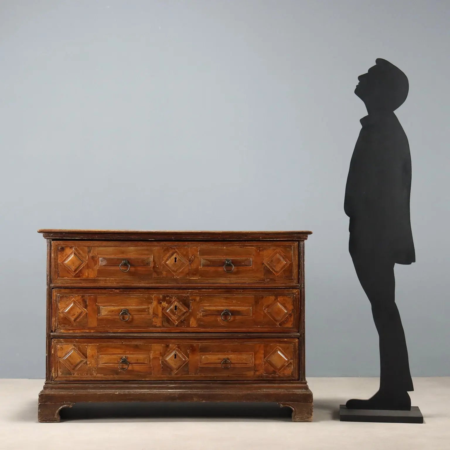 Baroque Walnut Canterano, Veneto 18th Century