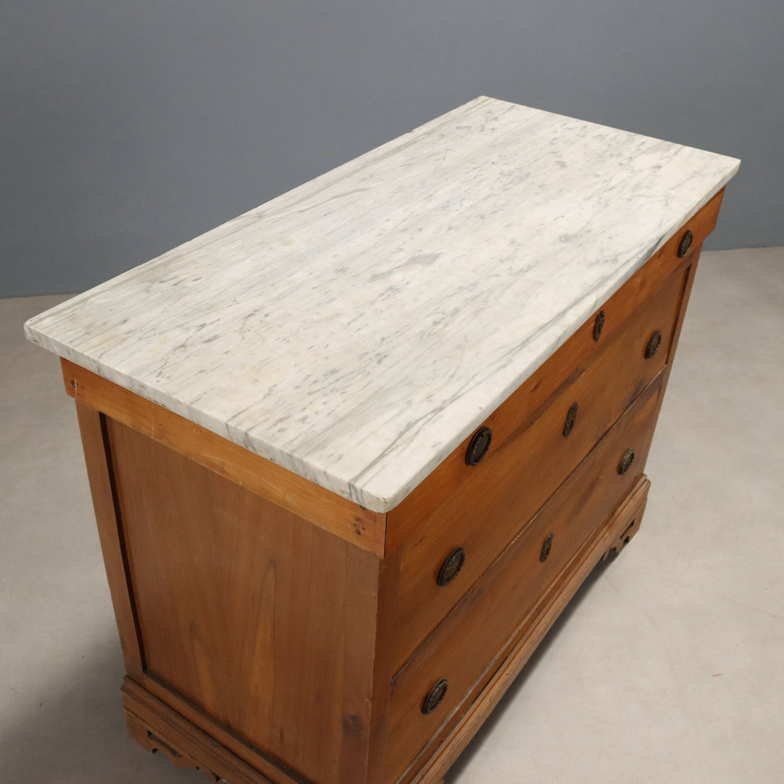 Antique Chest of Drawers Cherrywood 3 Drawers XIX Century