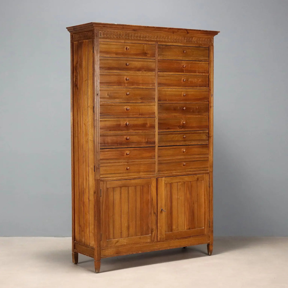 Antique Chest of Drawers Walnut 18 Drawers Italy XX Century - Italy, Early XX Century | Antiques | Chest of Drawers & Commodes