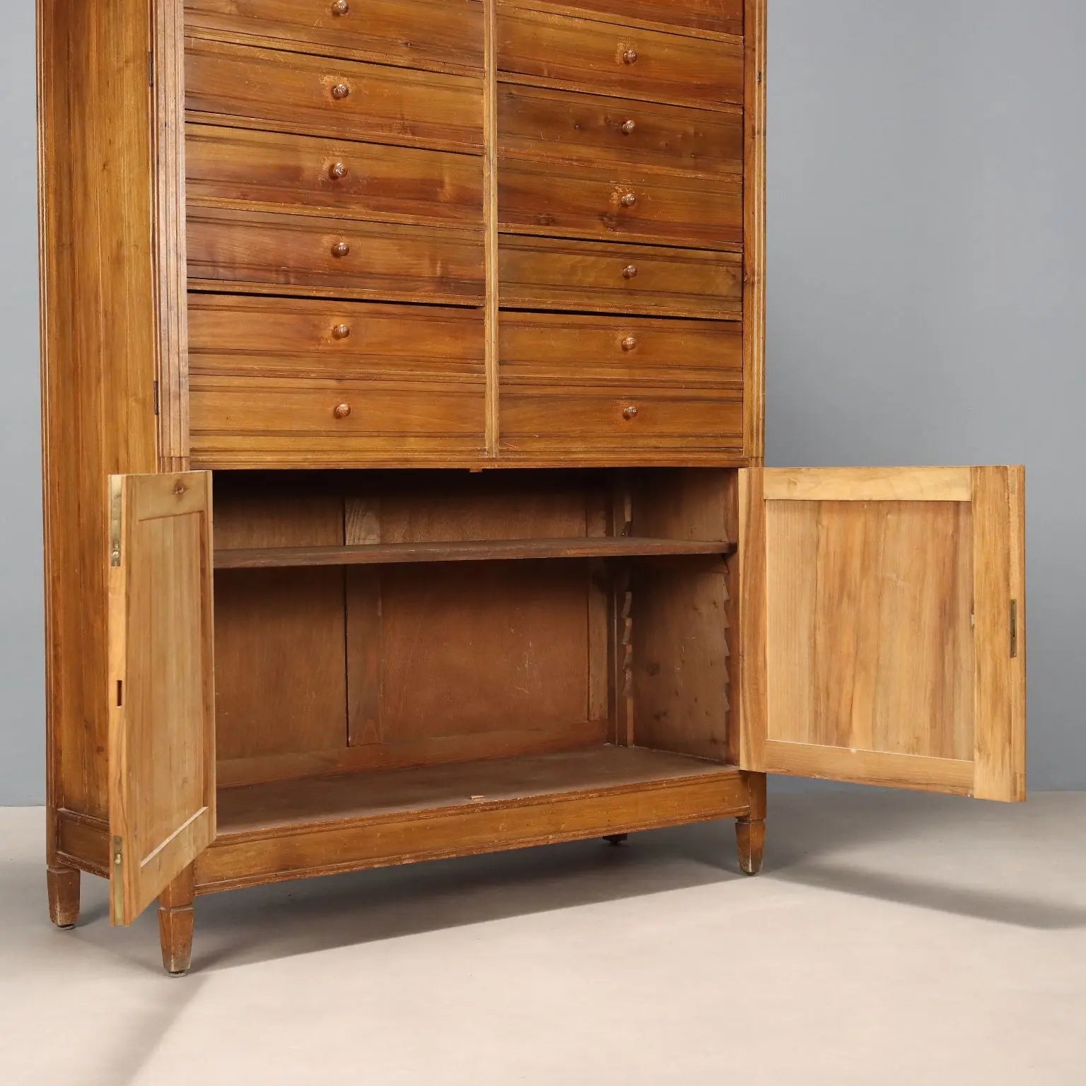 Antique Chest of Drawers Walnut 18 Drawers Italy XX Century - Italy, Early XX Century | Antiques | Chest of Drawers & Commodes