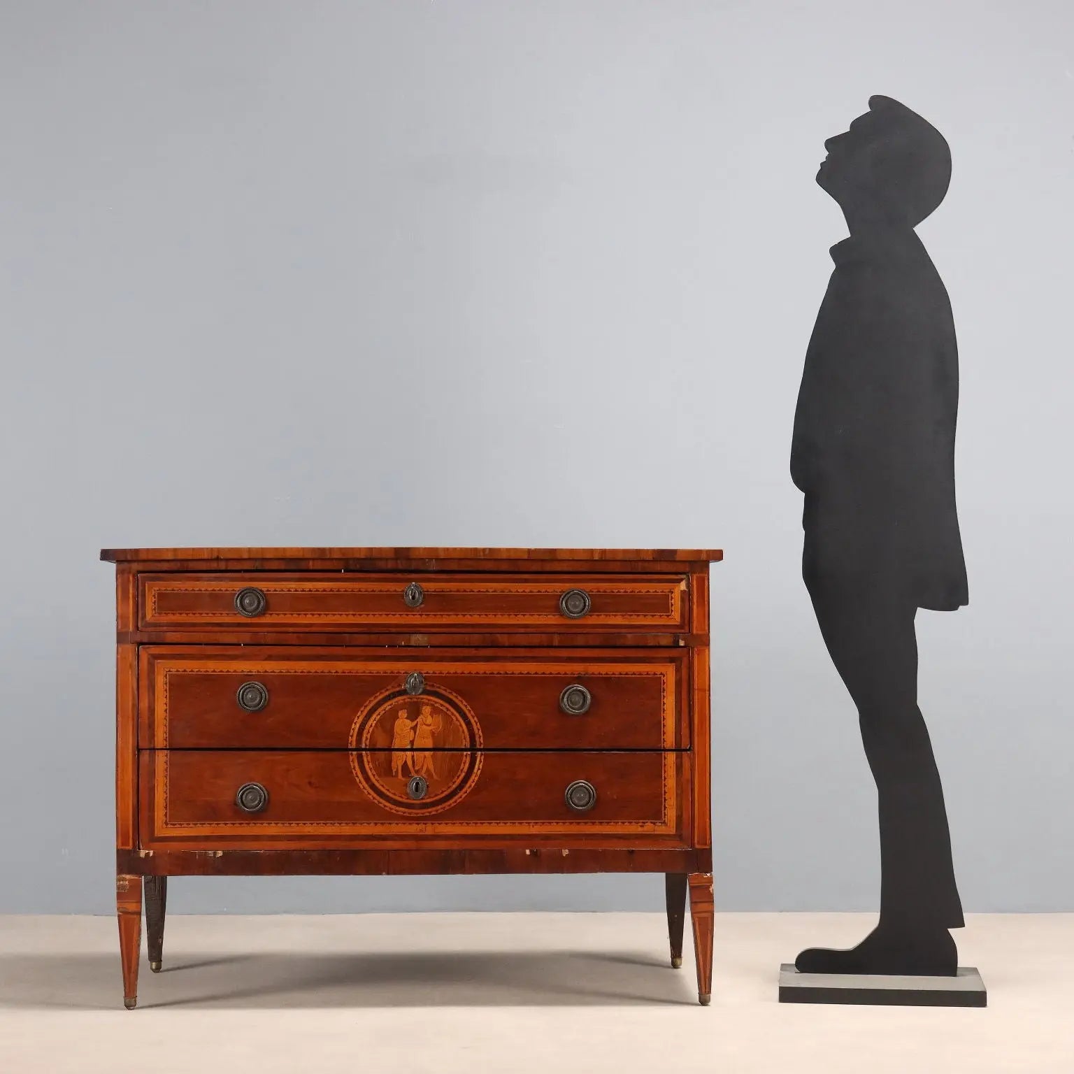 Neoclassical Walnut Chest - Lombardy 18th Century
