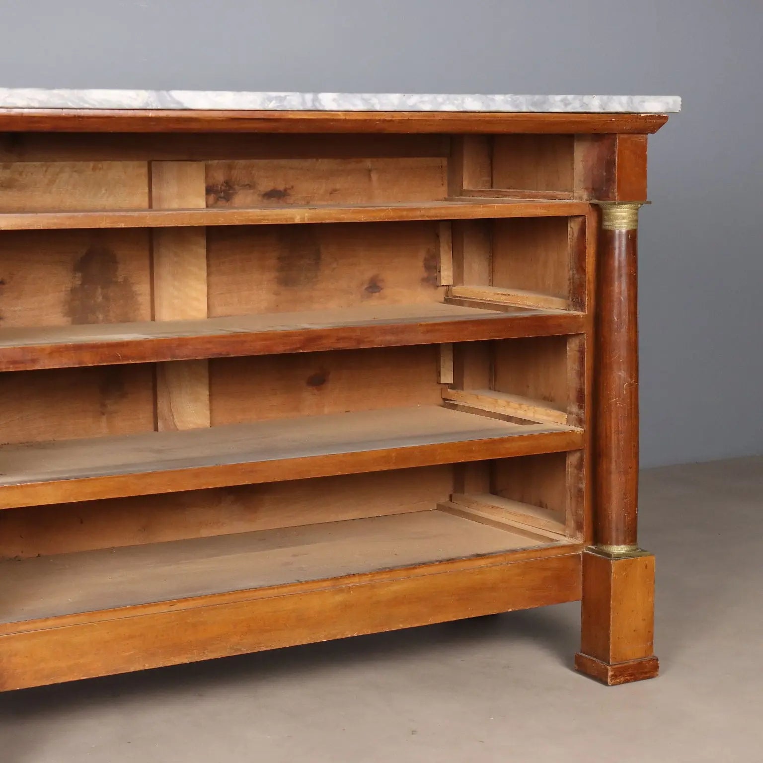 Antique Chest of Drawers Empire Walnut Marble XIX Century - Italy, Early XIX Century | Antiques | Chest of Drawers & Commodes