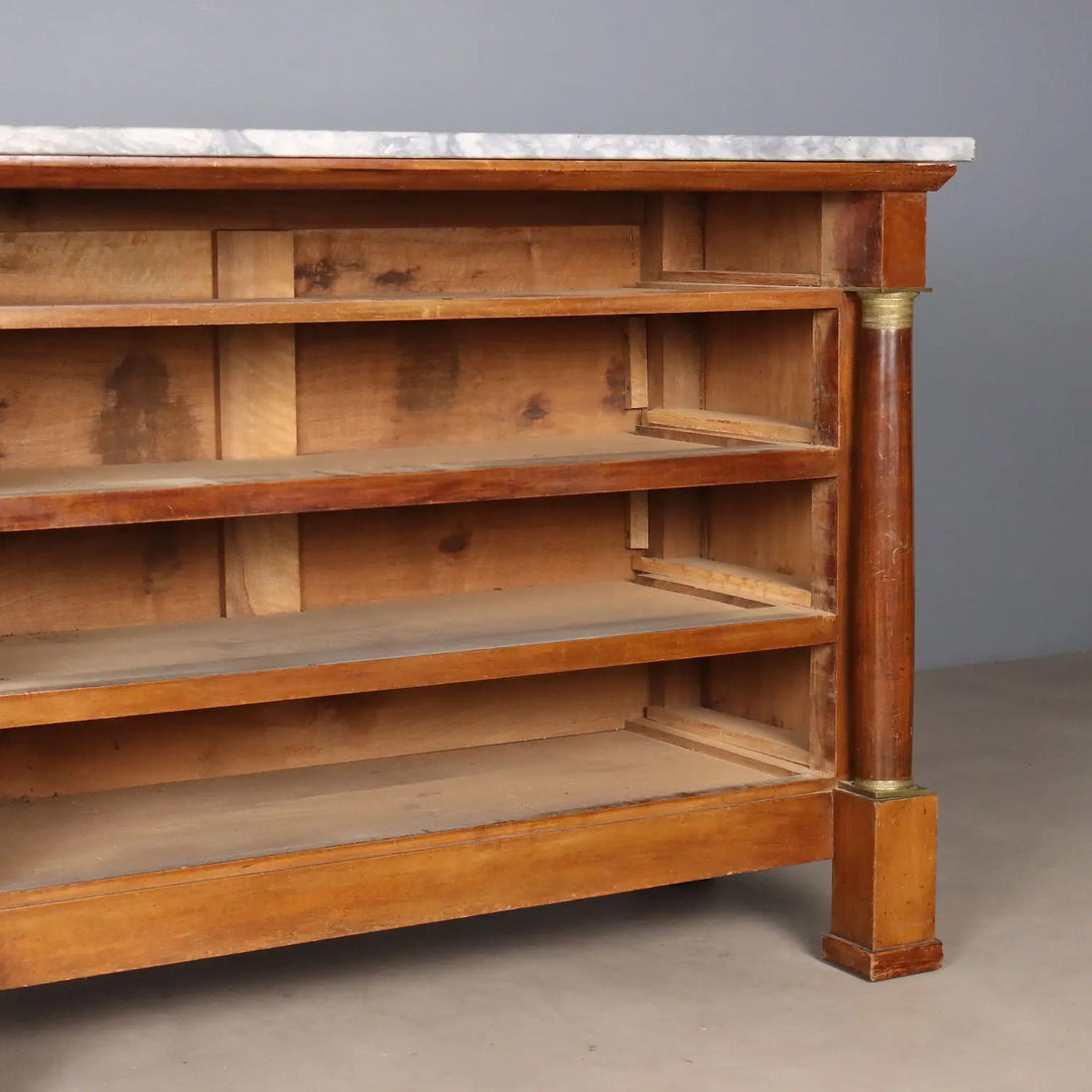 Antique Chest of Drawers Empire Walnut Marble XIX Century - Italy, Early XIX Century | Antiques | Chest of Drawers & Commodes