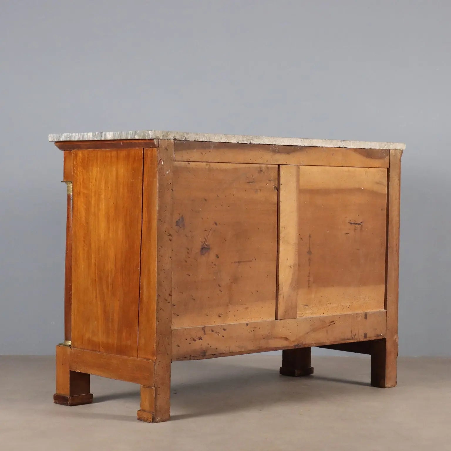 Antique Chest of Drawers Empire Walnut Marble XIX Century - Italy, Early XIX Century | Antiques | Chest of Drawers & Commodes