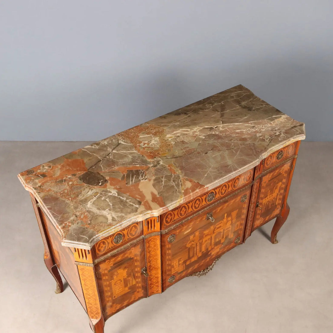 Antique Chest of Drawers Napoleon III Various Woods Italy XX Century - Italy, XX Century | Antiques | Chest of Drawers & Commodes