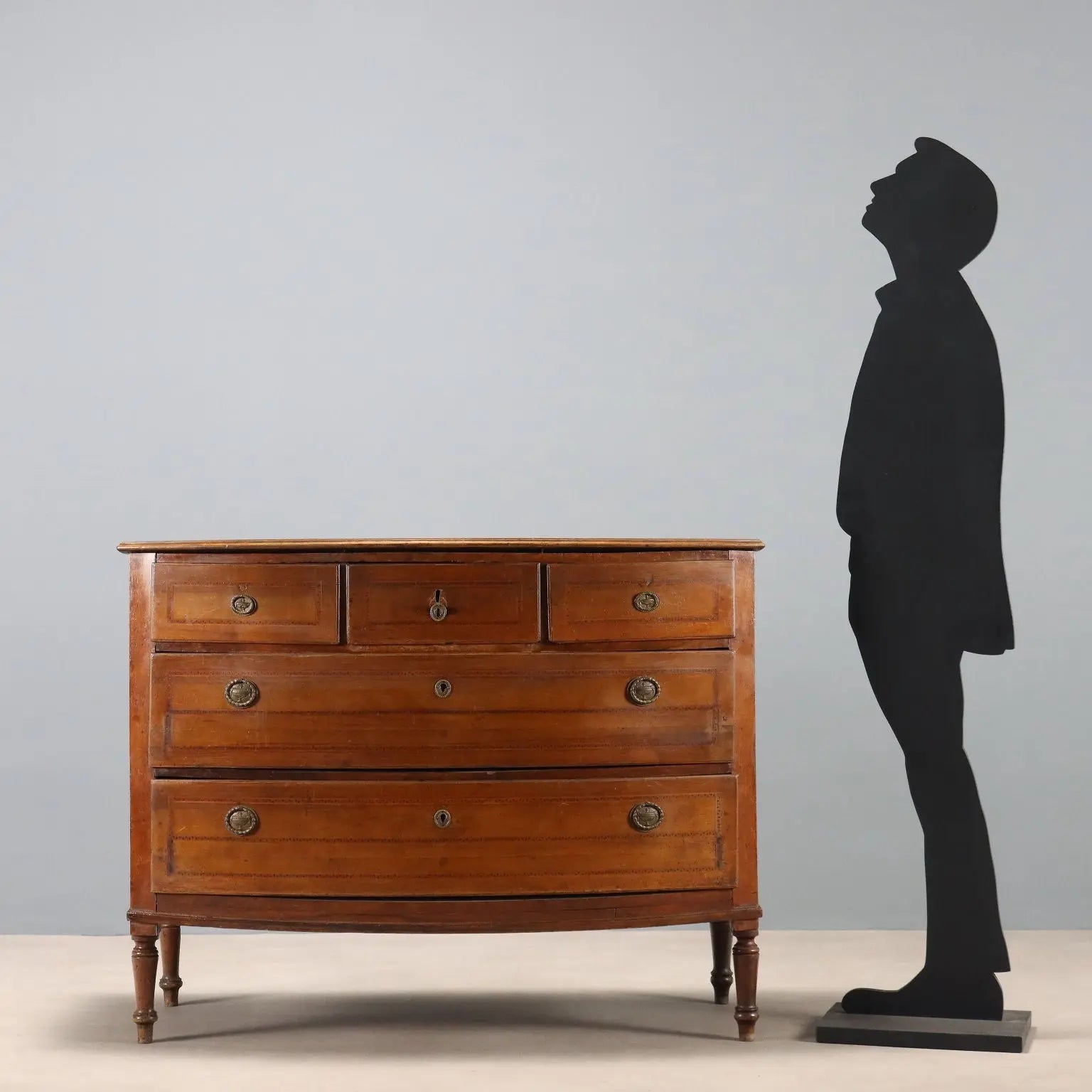 Antique Chest of Drawers Walnut 5 Drawers Italy XIX Century - Italy, XIX Century | Antiques | Chest of Drawers & Commodes