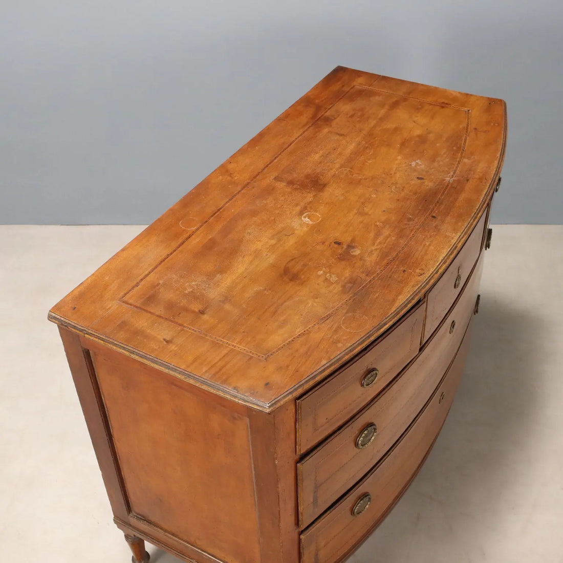 Antique Chest of Drawers Walnut 5 Drawers Italy XIX Century - Italy, XIX Century | Antiques | Chest of Drawers & Commodes
