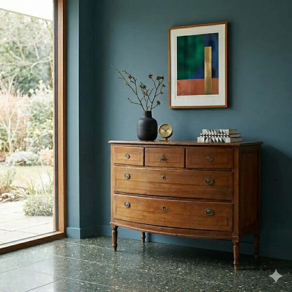 Antique Chest of Drawers Walnut 5 Drawers Italy XIX Century - Italy, XIX Century | Antiques | Chest of Drawers & Commodes