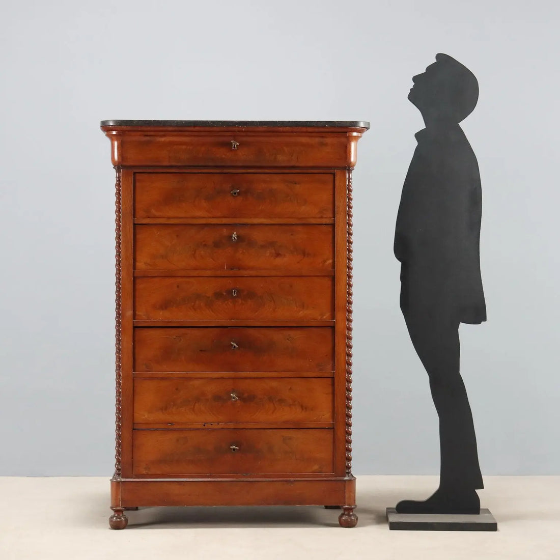 Antique Chest of Drawers Charles X Maple Marble France XIX Century - France, Mid XIX Century | Antiques | Chest of Drawers & Commodes
