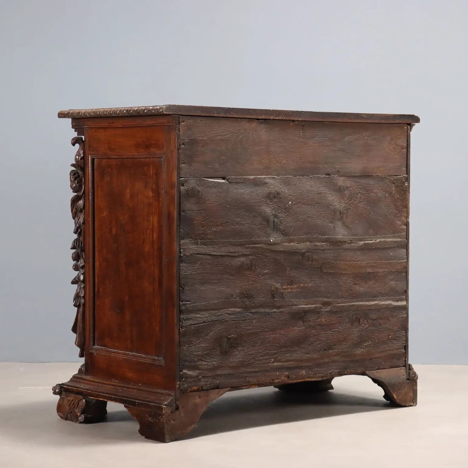 Antique Baroque Chest of Drawers Walnut Poplar XVIII Century