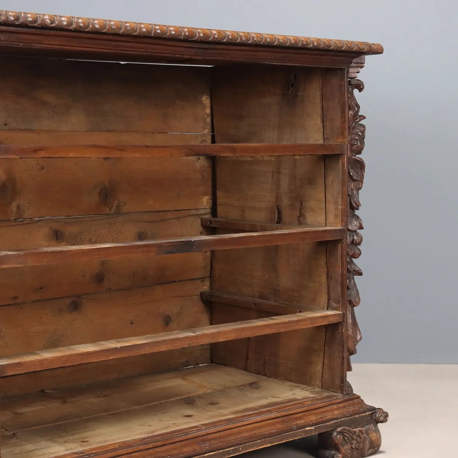 Antique Baroque Chest of Drawers Walnut Poplar XVIII Century