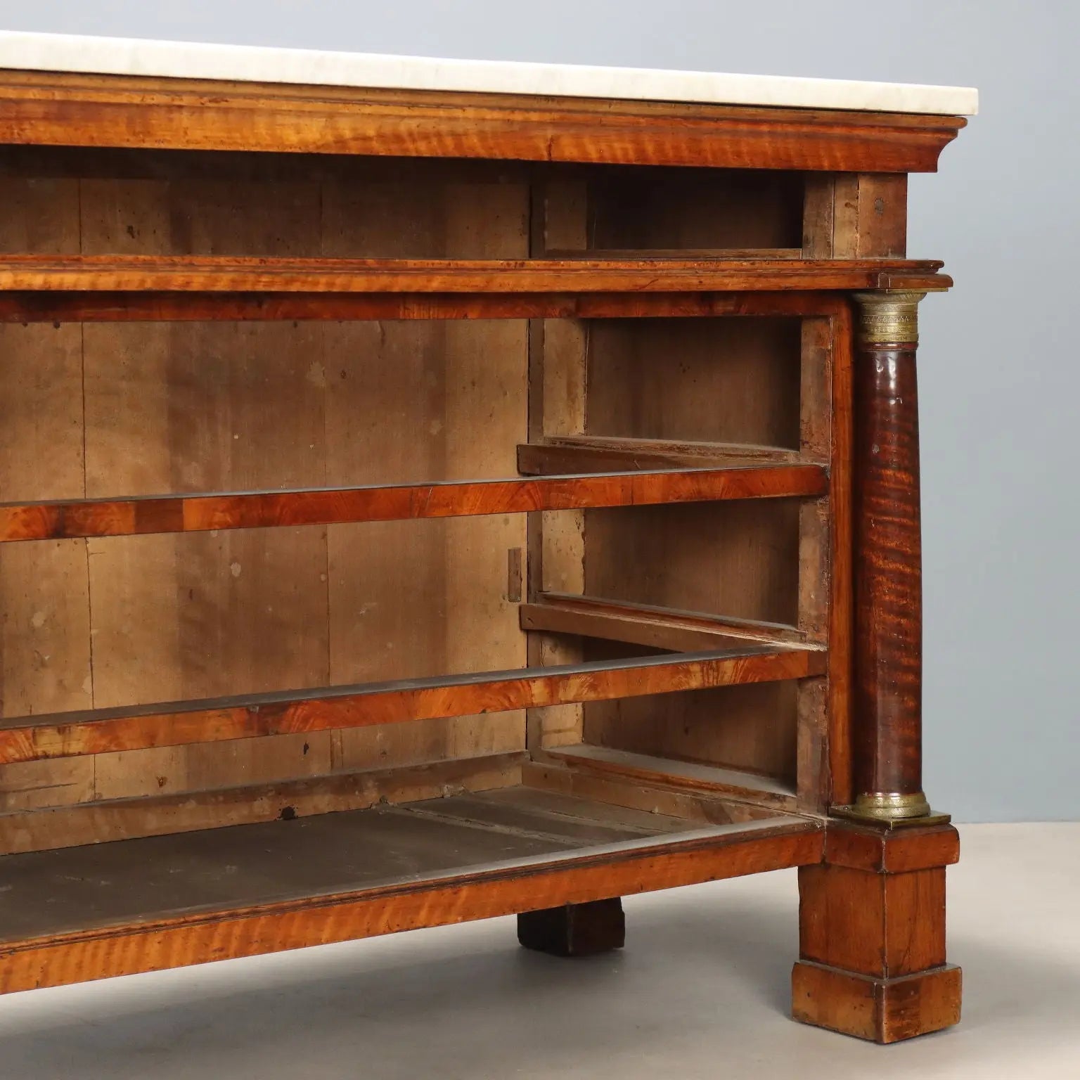 Antique Chest of Drawers Empire Mahogany Italy XIX Century