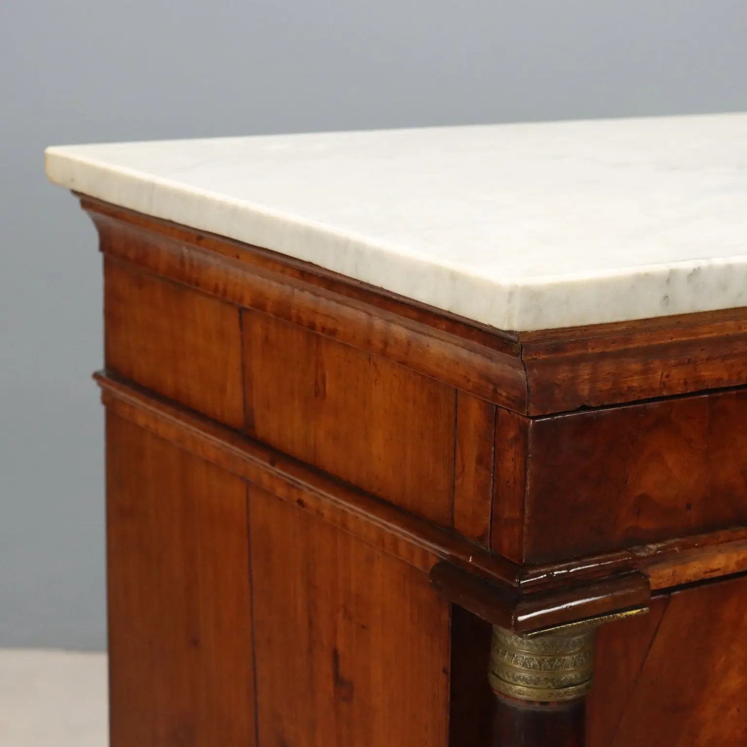 Antique Chest of Drawers Empire Mahogany Italy XIX Century