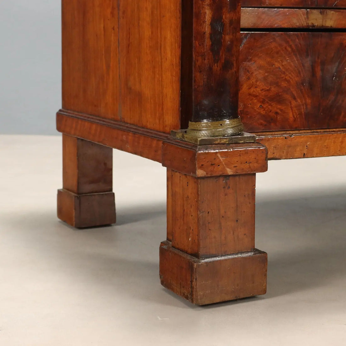 Antique Chest of Drawers Empire Mahogany Italy XIX Century
