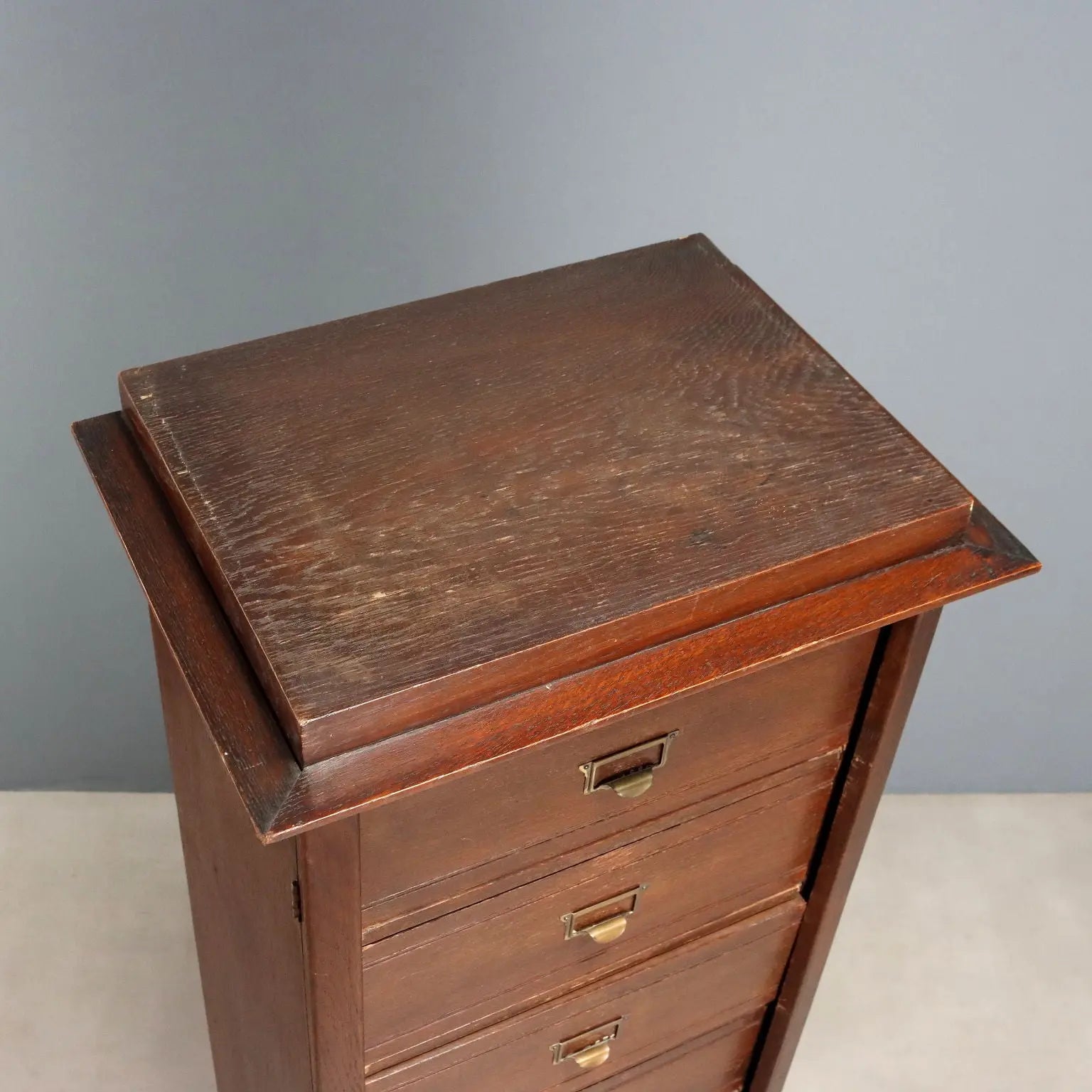 Antique Chest of Drawers Oak 8 Drawers Italy XIX Century