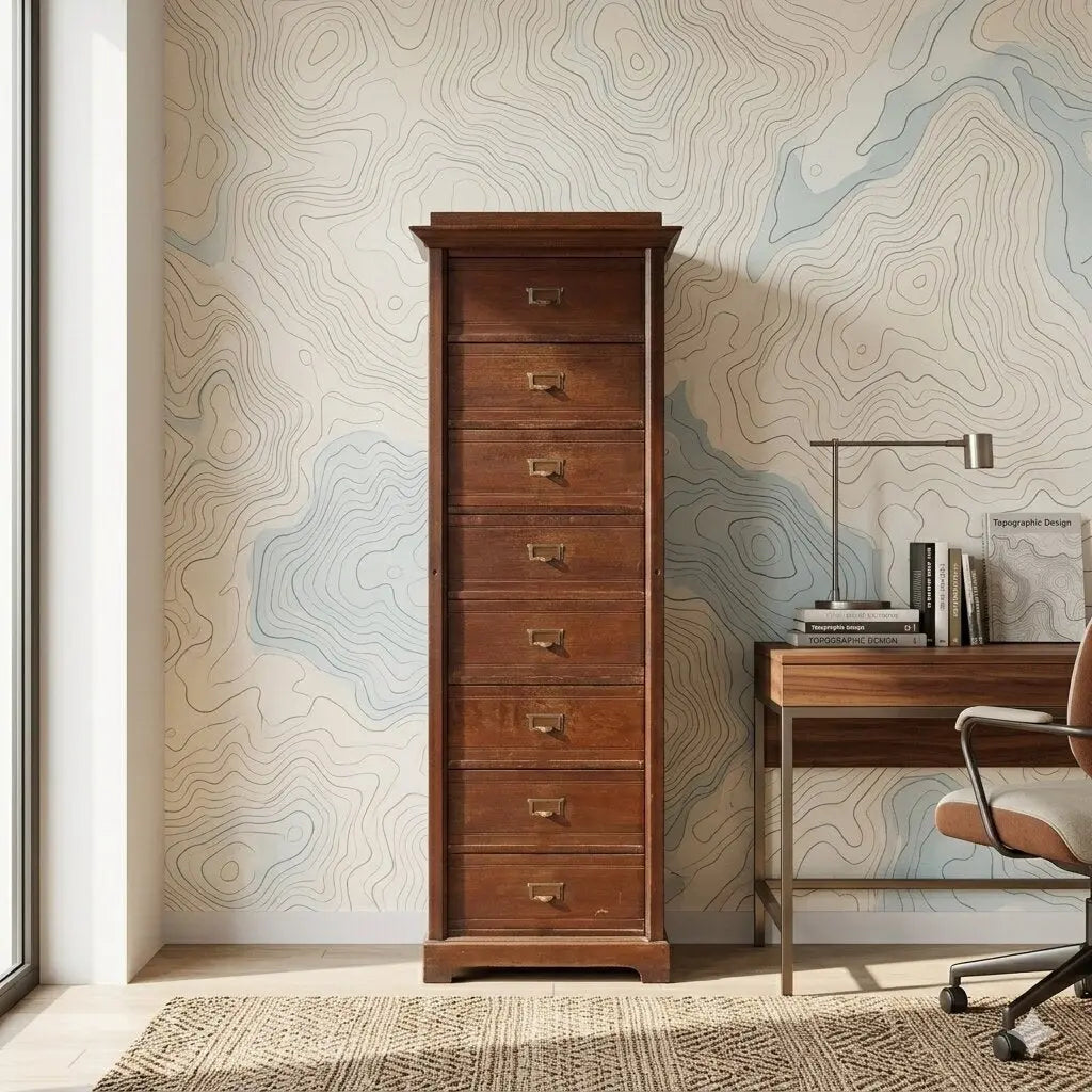 Antique Chest of Drawers Oak 8 Drawers Italy XIX Century