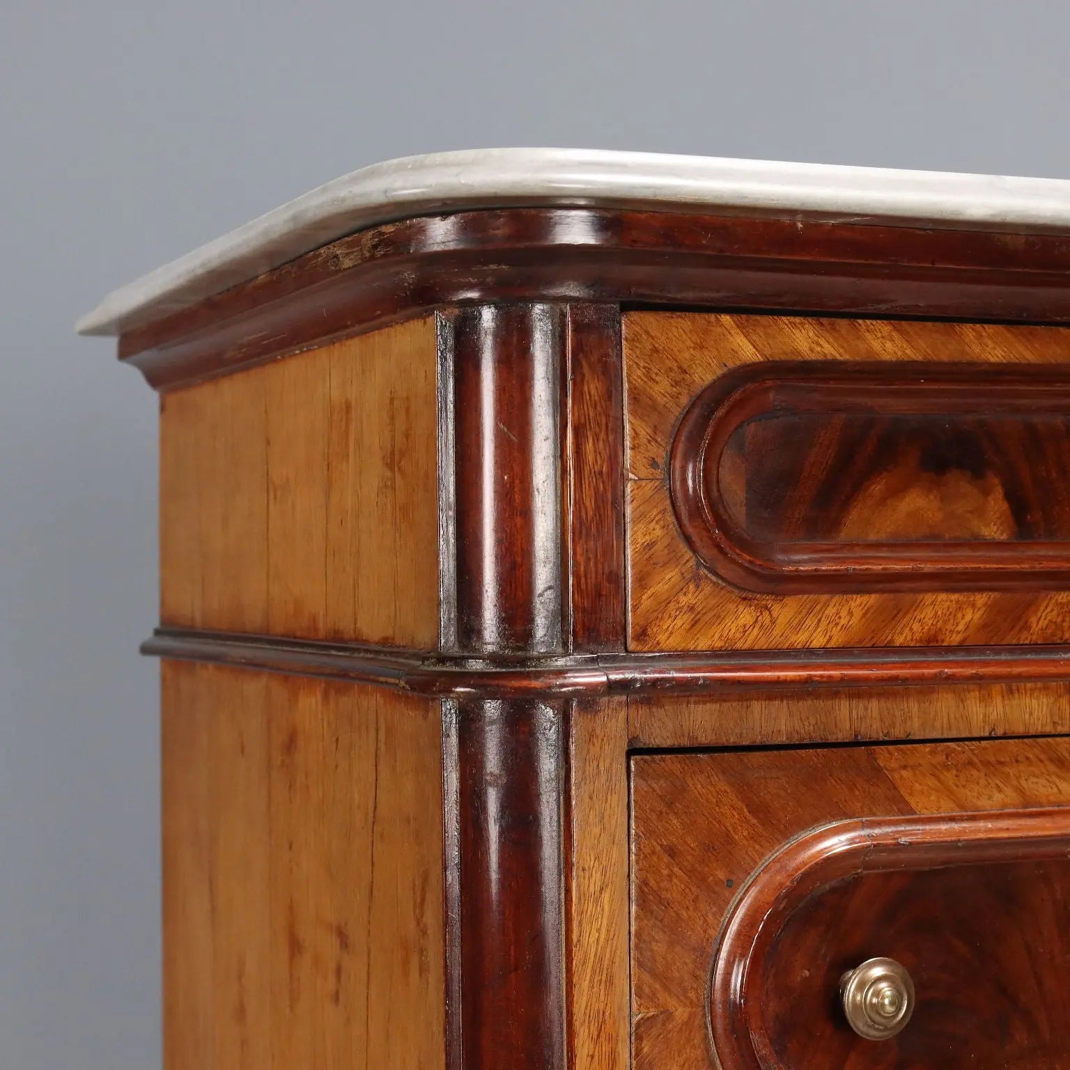 Antique Chest of Drawers Cherrywood Poplar XIX Century