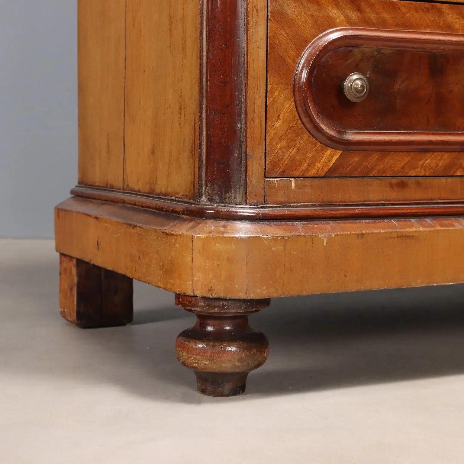 Antique Chest of Drawers Cherrywood Poplar XIX Century
