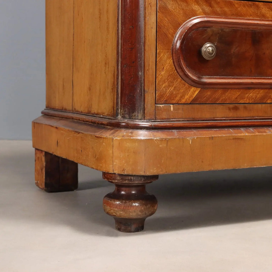 Antique Chest of Drawers Cherrywood Poplar XIX Century