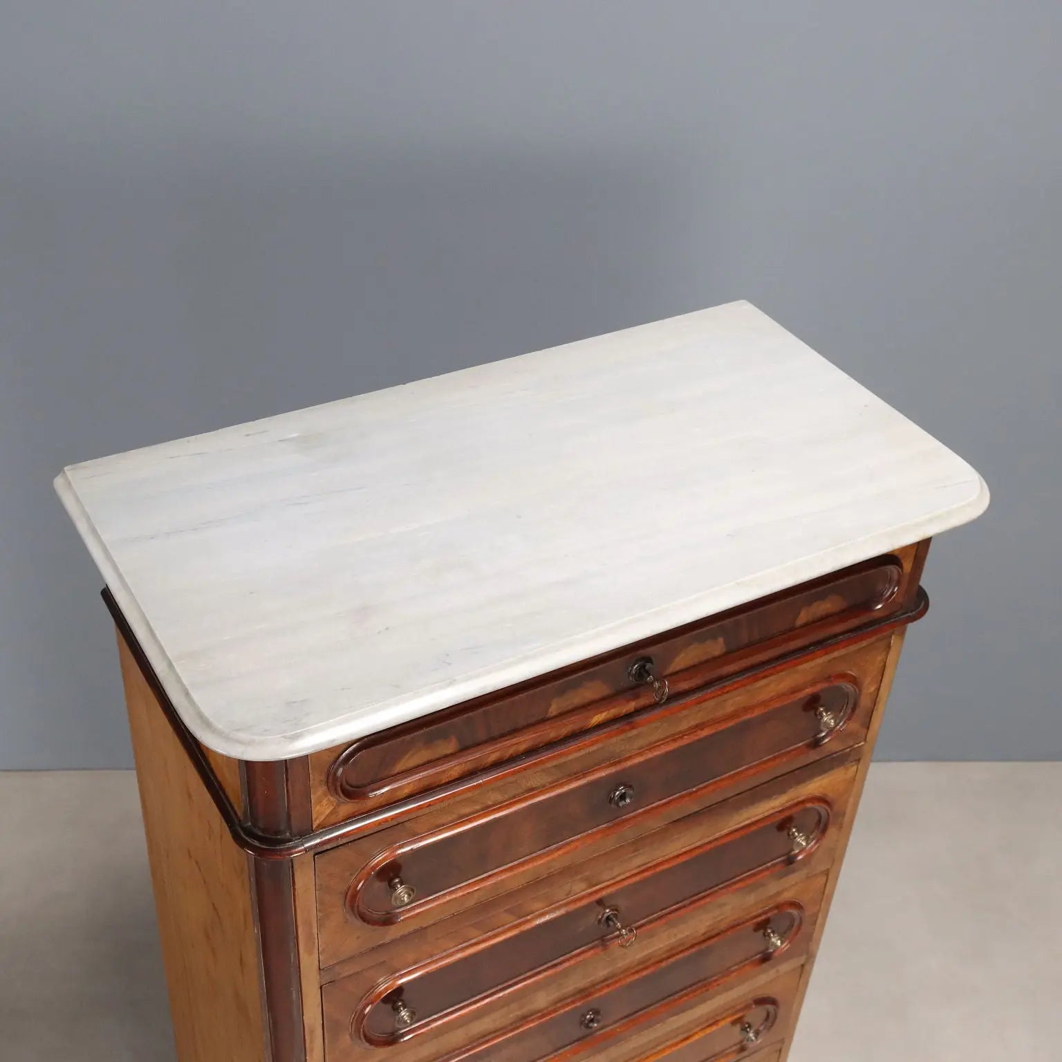 Antique Chest of Drawers Cherrywood Poplar XIX Century