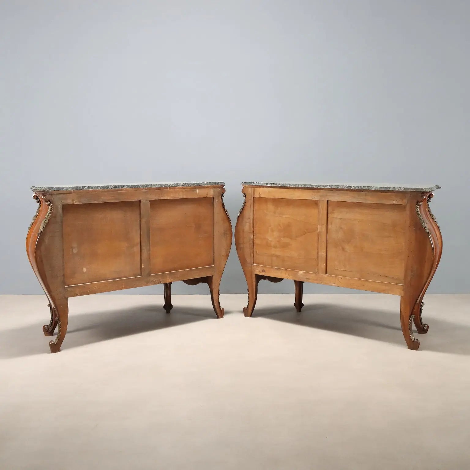 Antique Chests of Drawers Baroque Style Walnut XIX Century