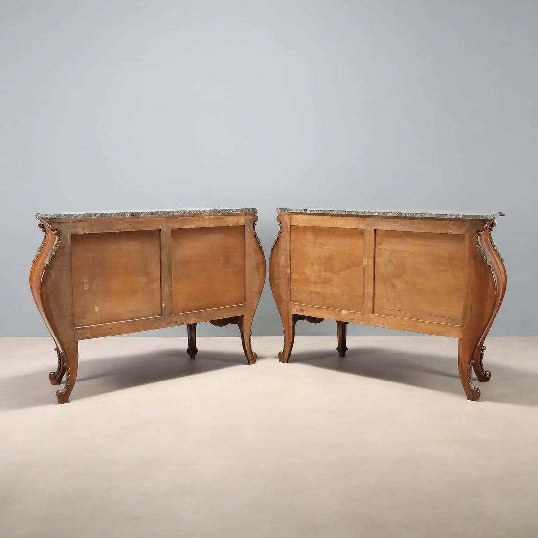 Antique Chests of Drawers Baroque Style Walnut XIX Century