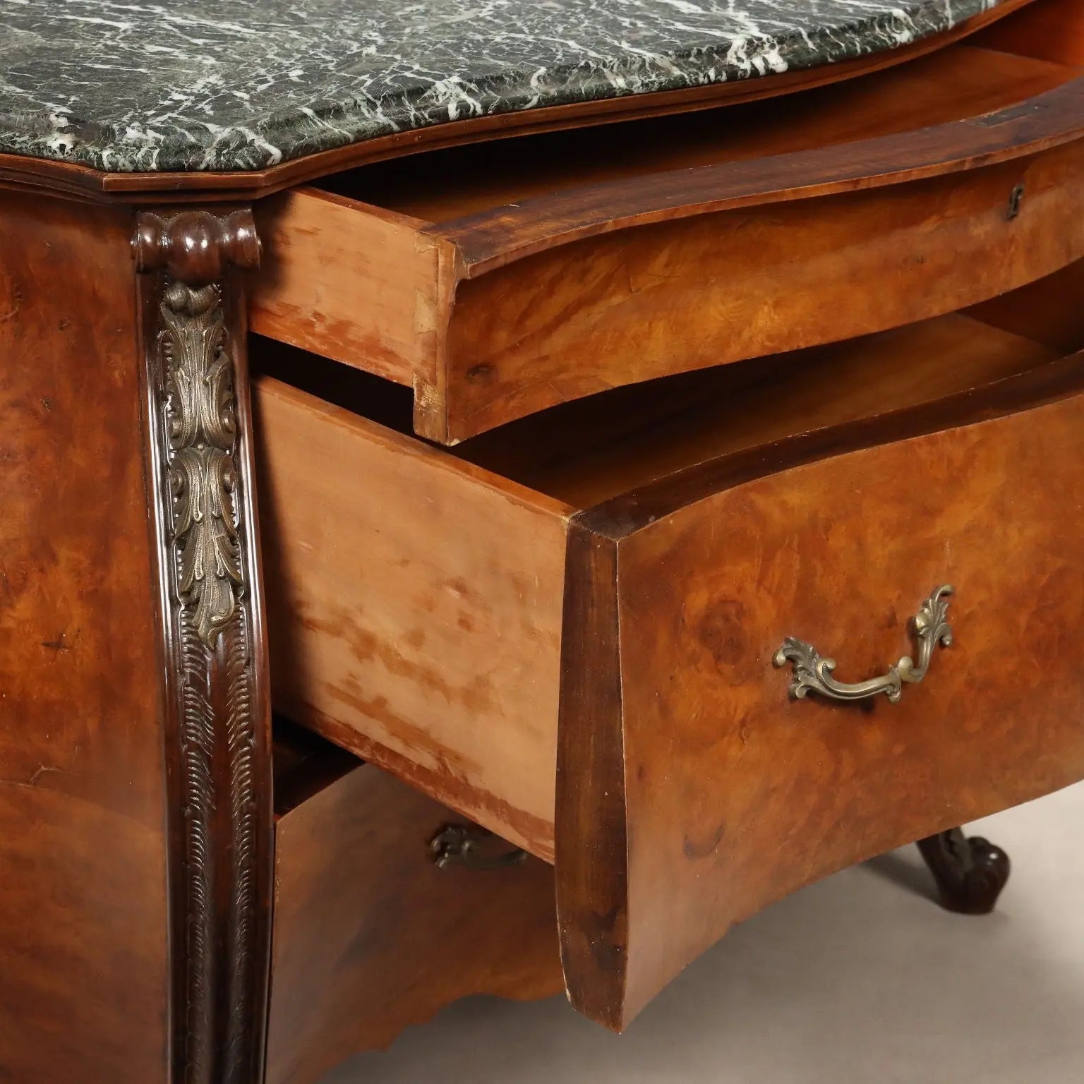 Antique Chests of Drawers Baroque Style Walnut XIX Century